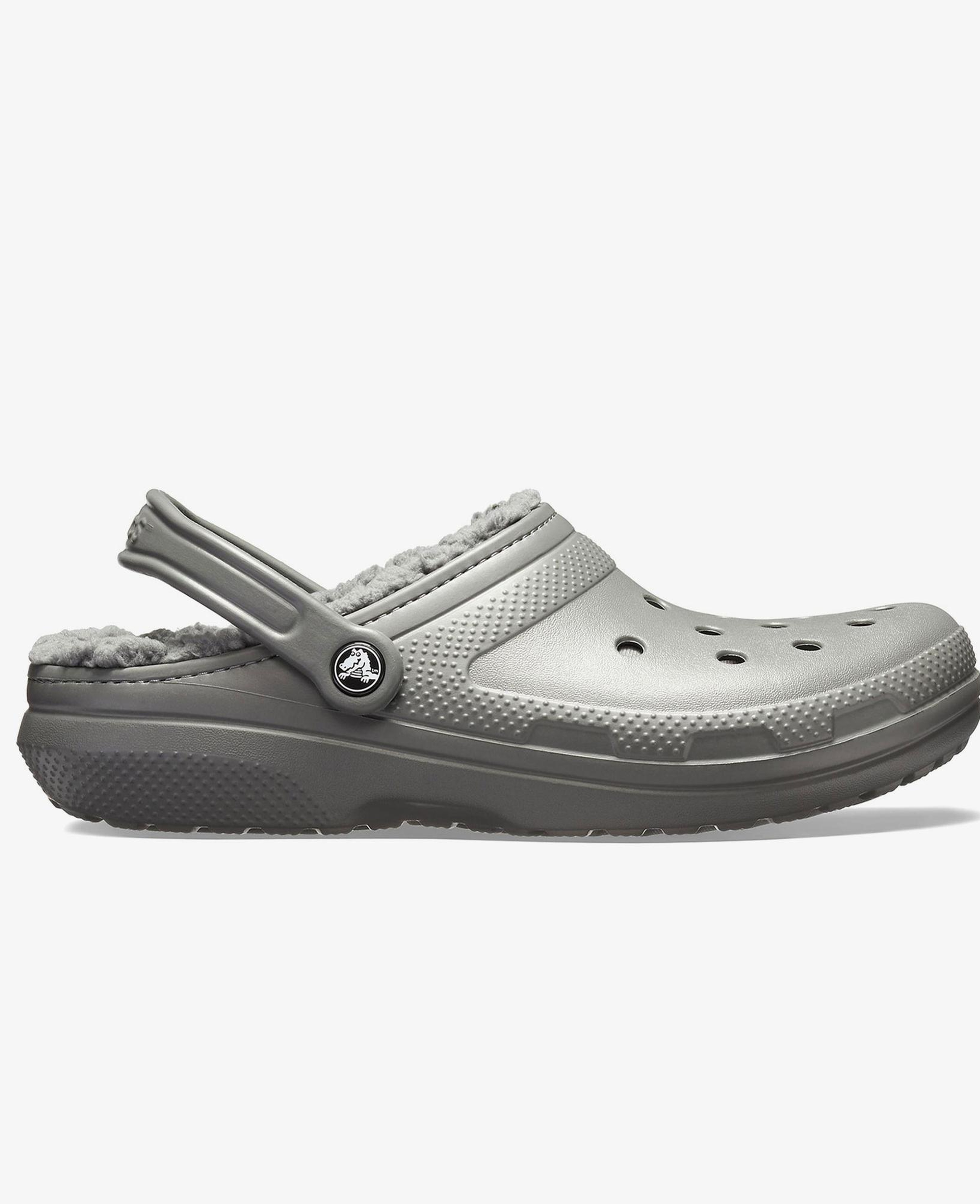 Crocs Classic Lined Clog Unisex Gri Terlik