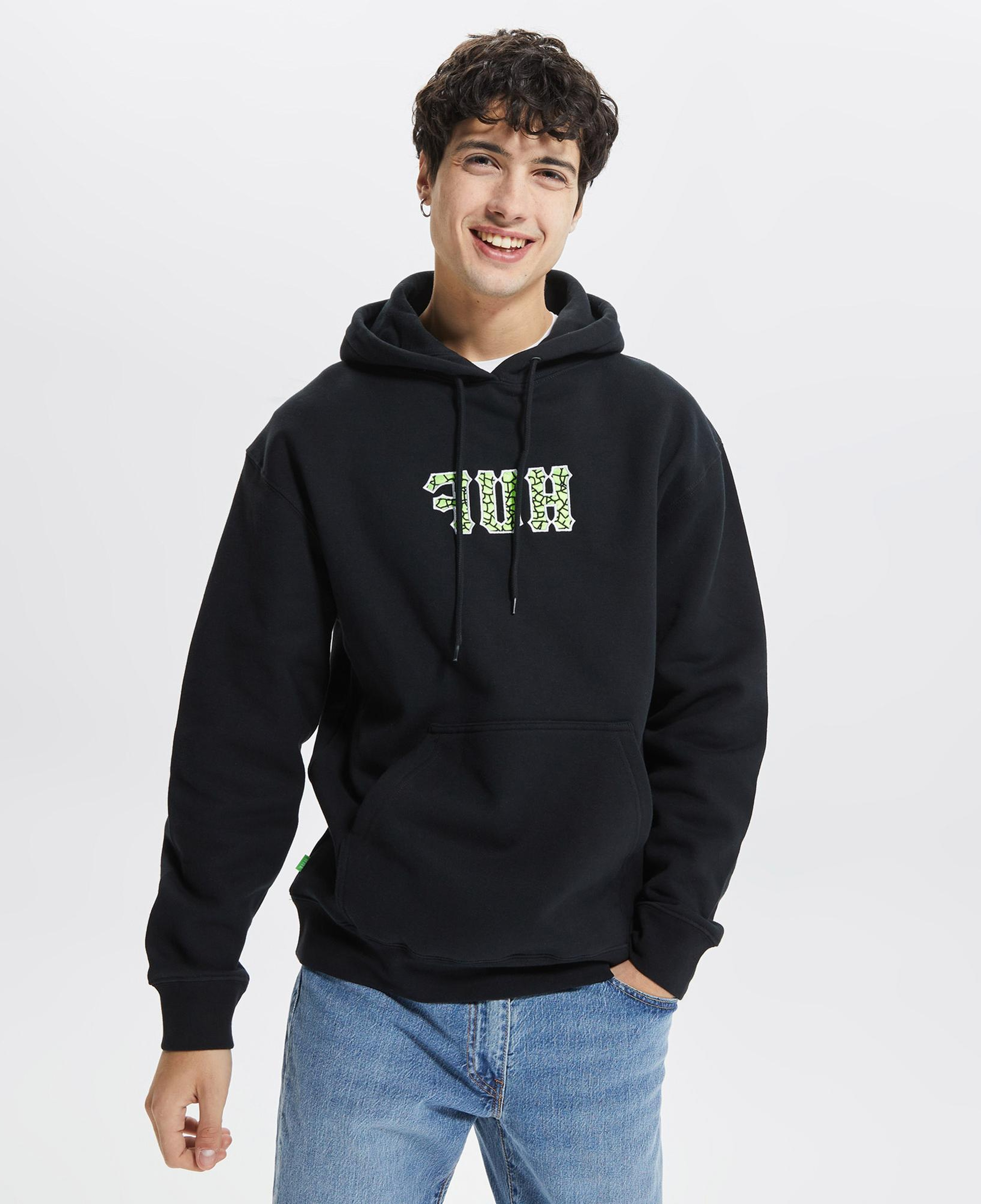 Huf Quake Conditions Erkek Siyah Hoodie