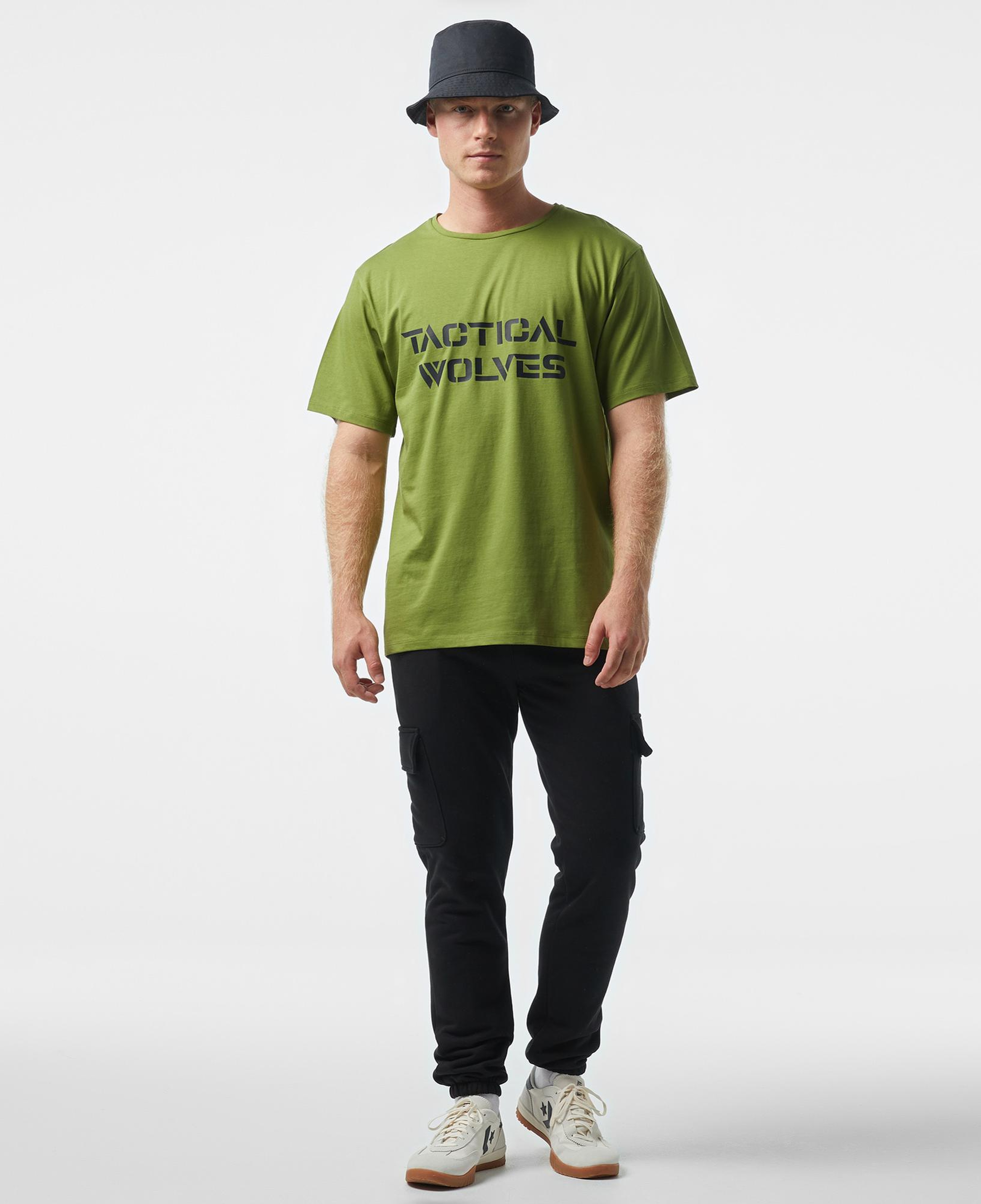 Tactical Wolves Classic Erkek Yeşil T-Shirt