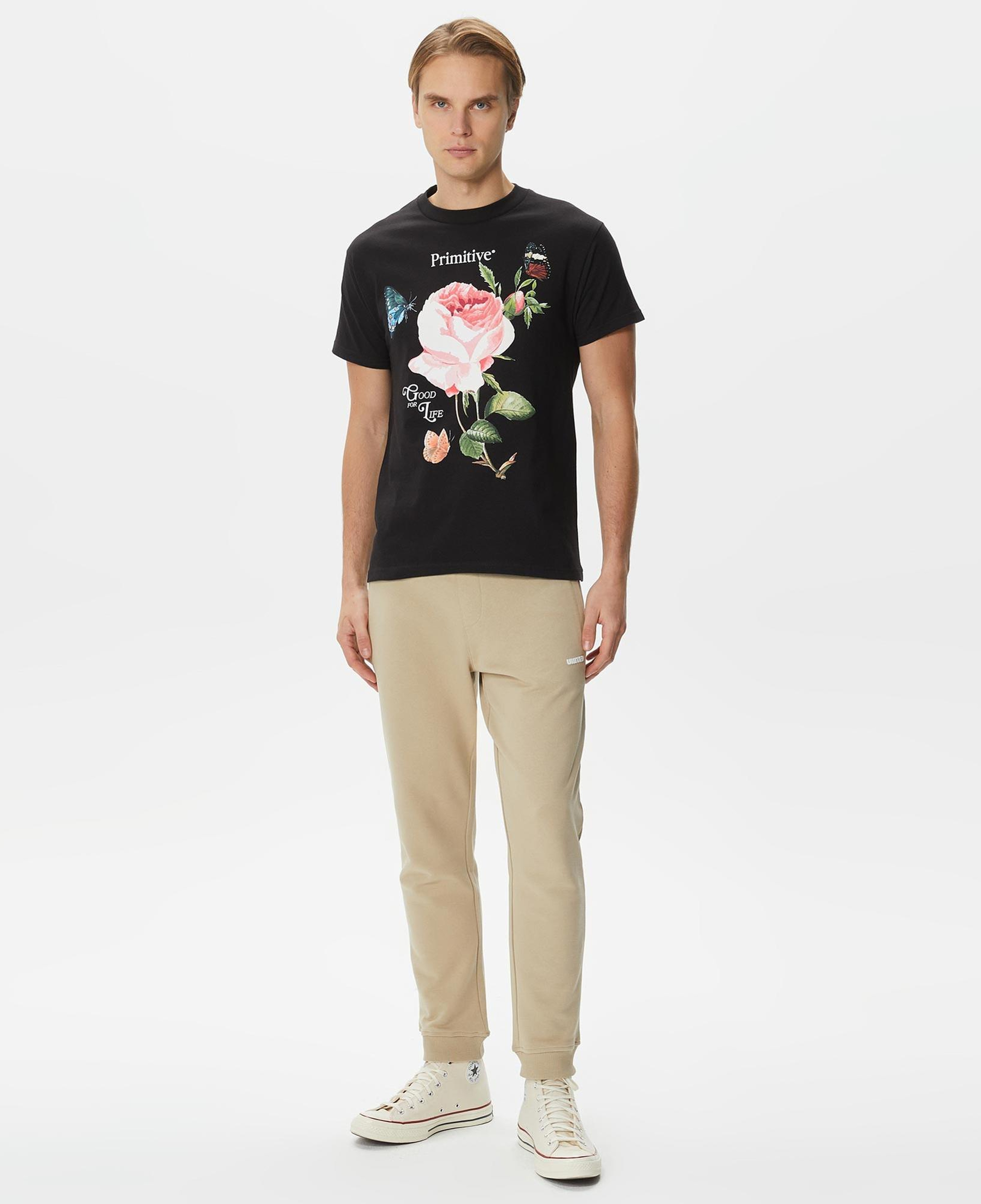 Primitive Essence Erkek Siyah T-Shirt