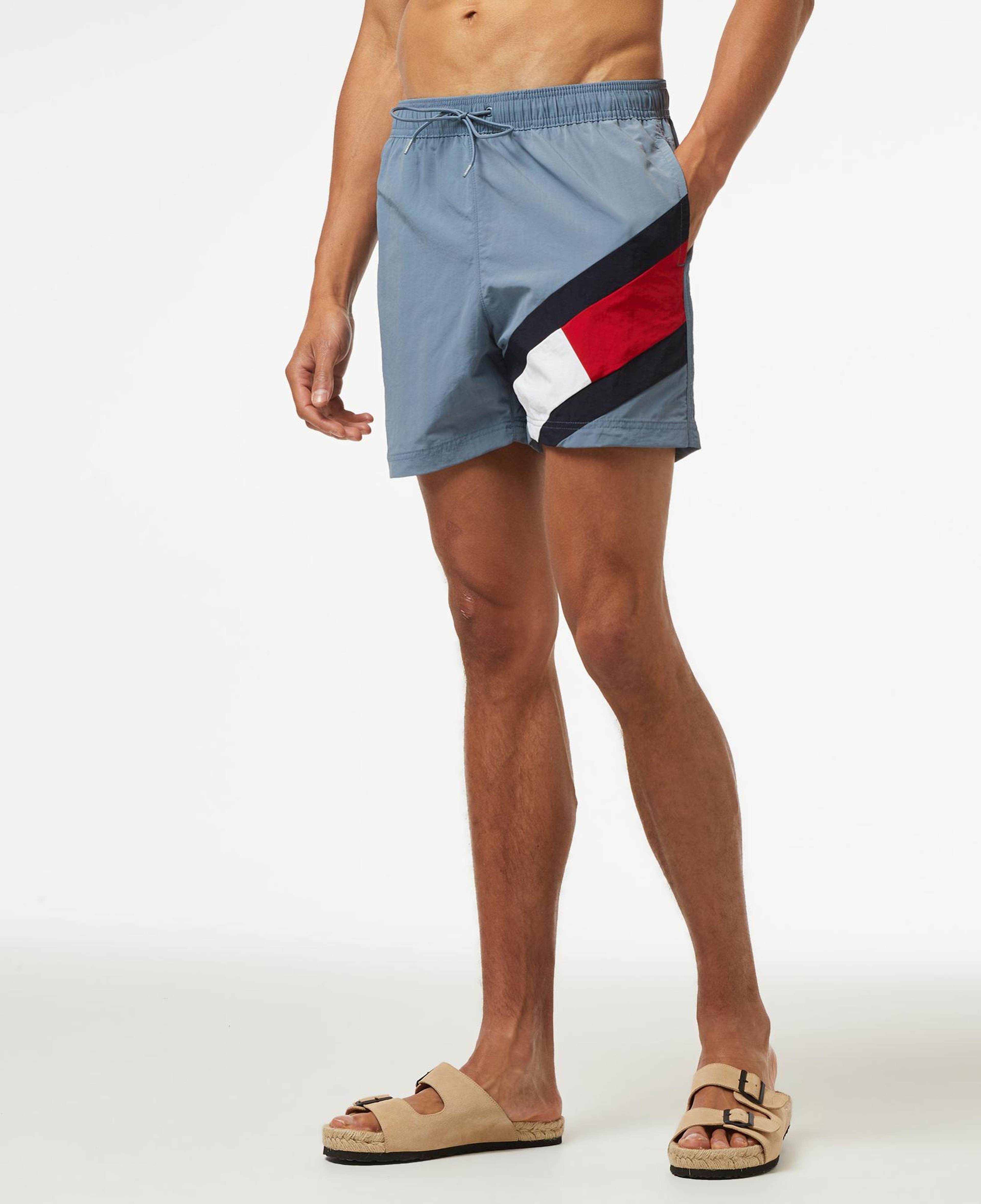 Tommy Hilfiger Sf Medium Drawstring Erkek Mavi Deniz Şortu