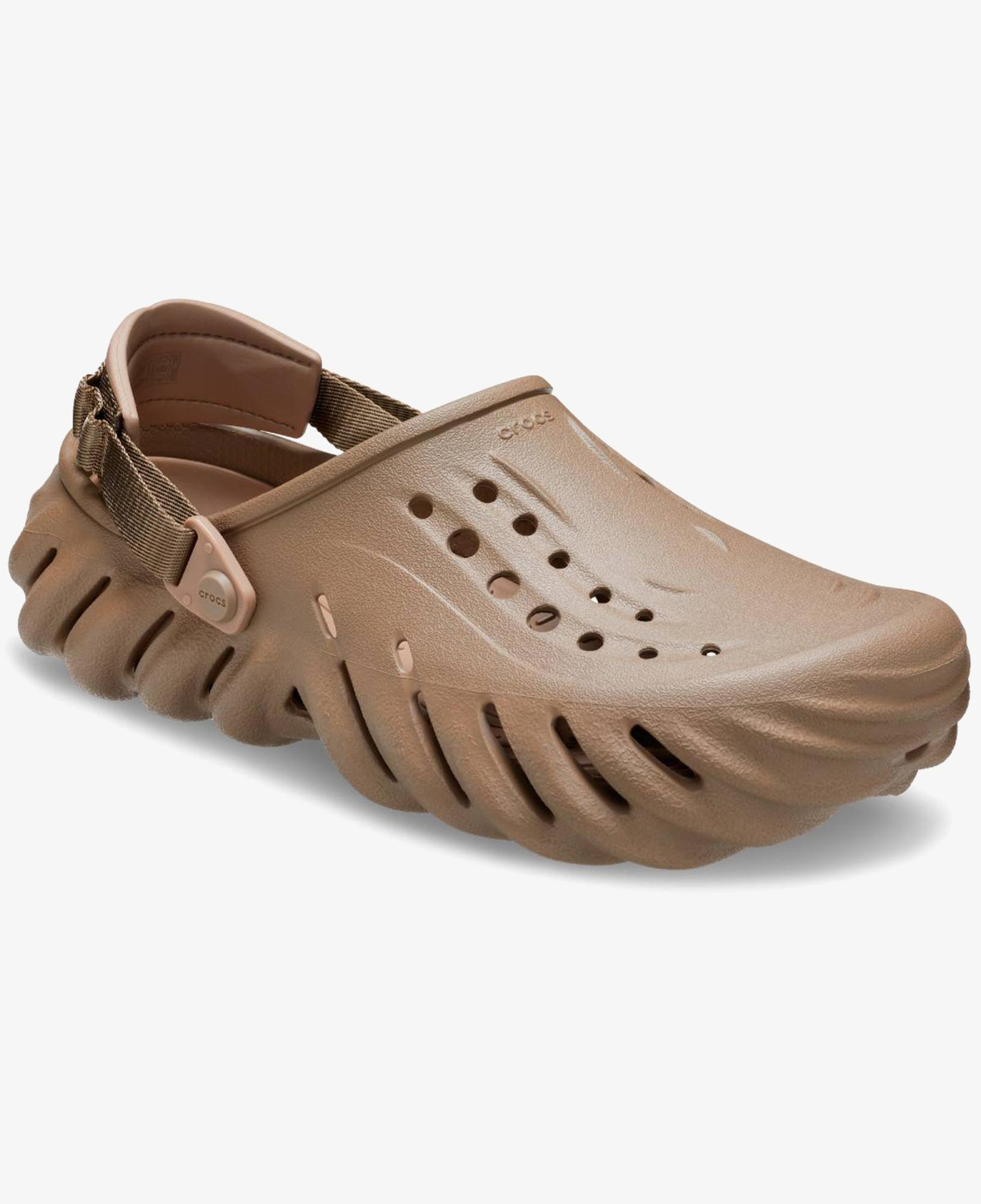 Crocs Echo Unisex Kahverengi Terlik