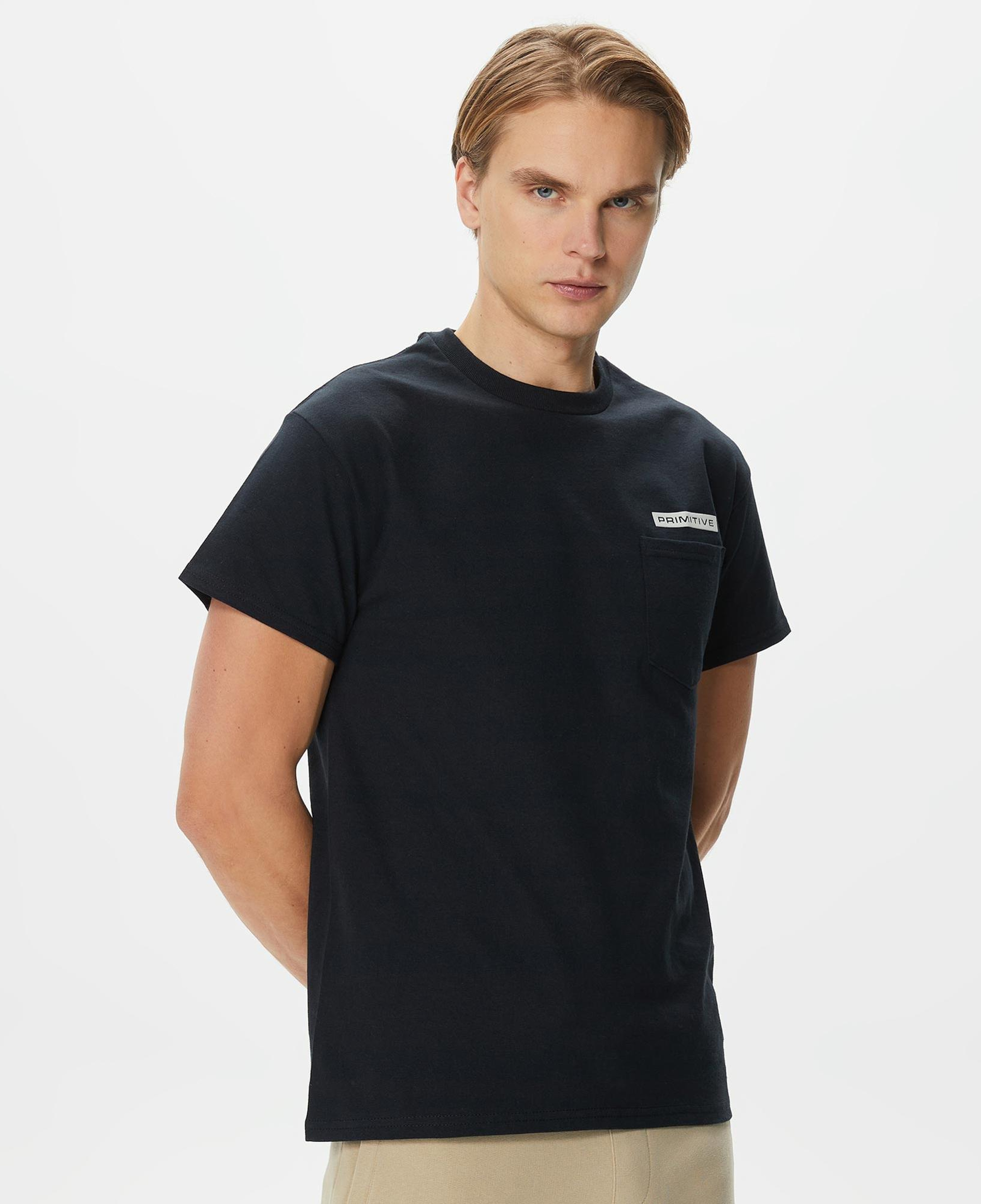 Primitive Cosmopolitan Pocket Erkek Siyah T-Shirt