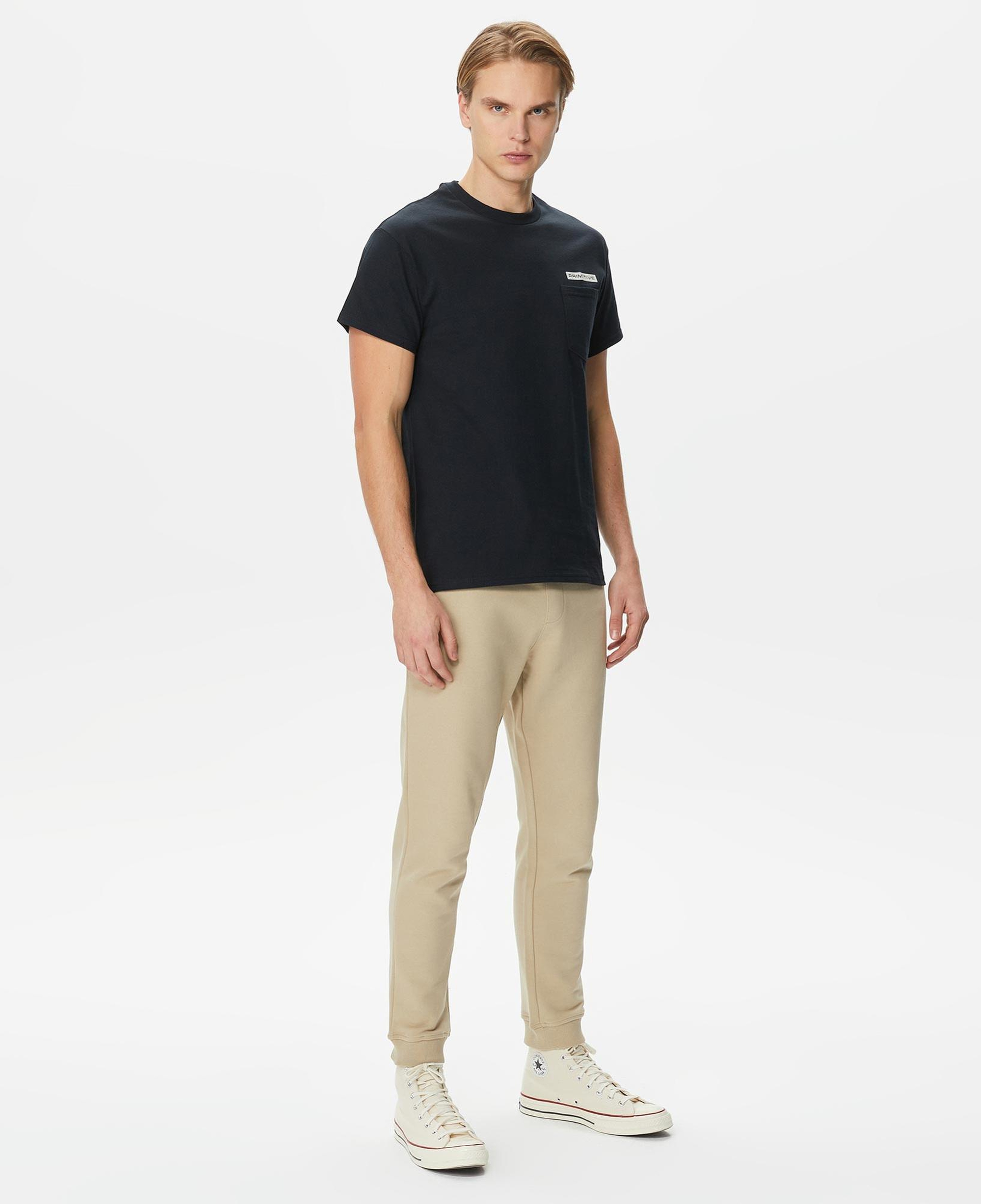 Primitive Cosmopolitan Pocket Erkek Siyah T-Shirt