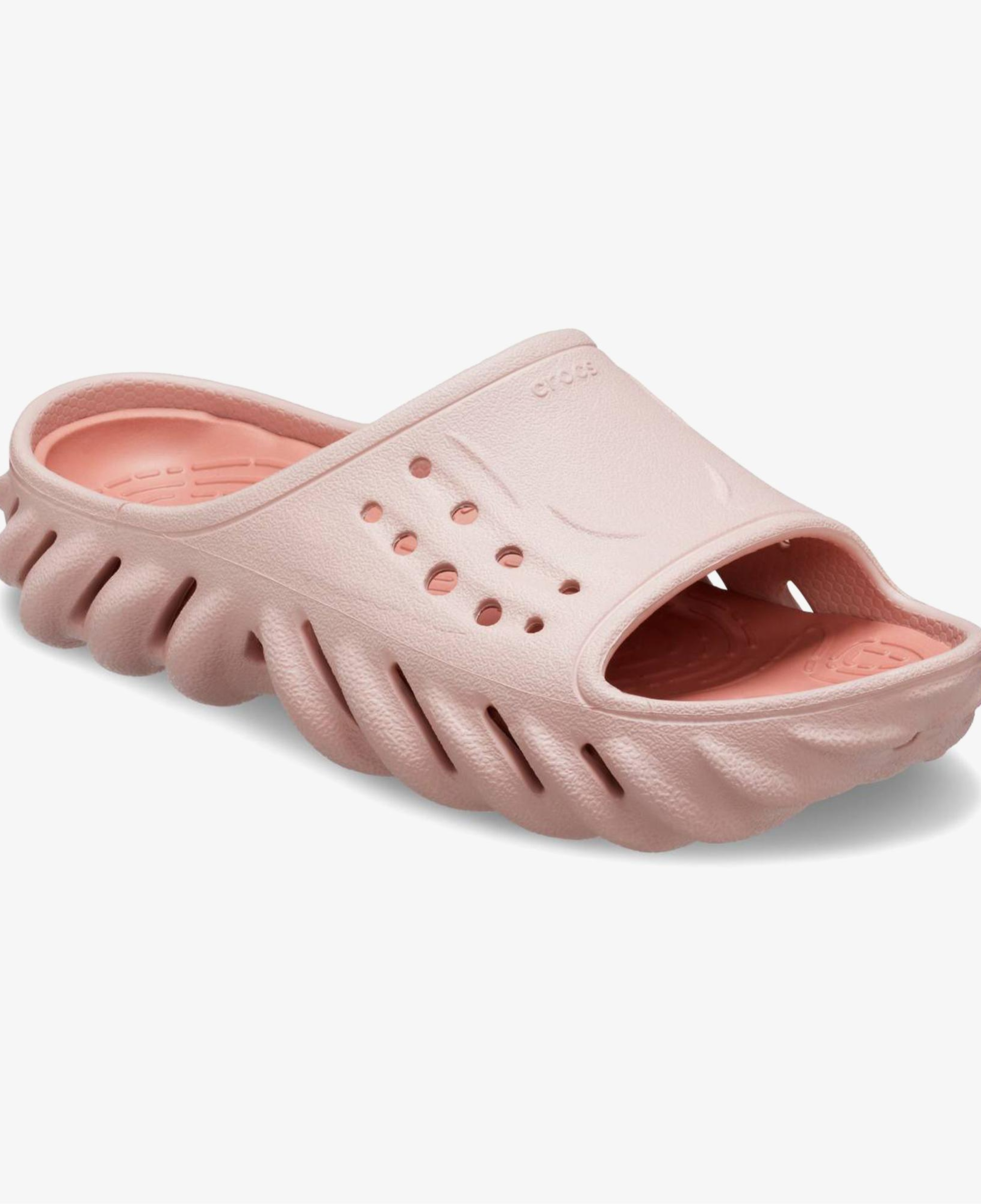 Crocs Echo Slide Kadın Pembe Terlik