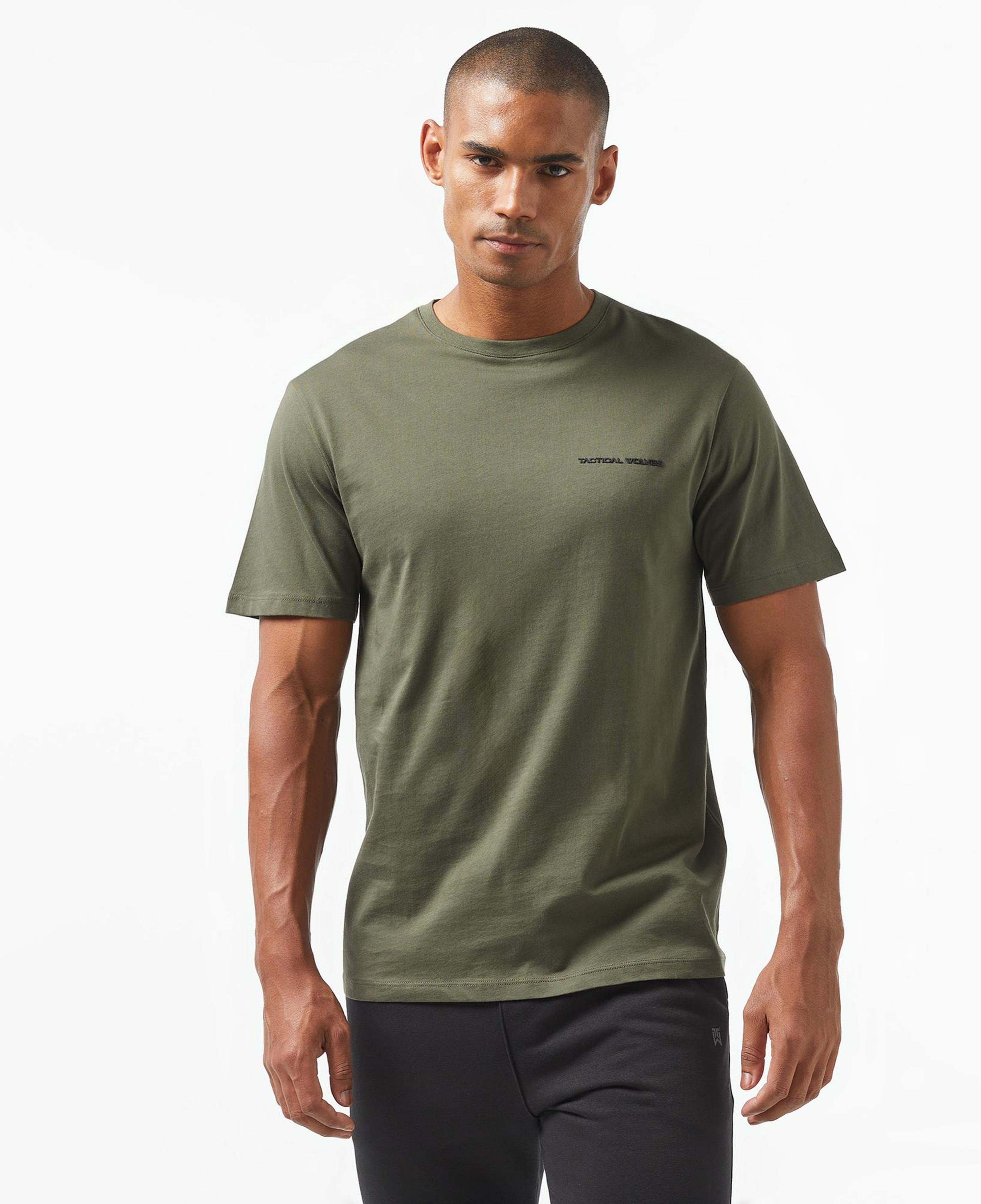 Tactical Wolves Classic Erkek Yeşil T-Shirt