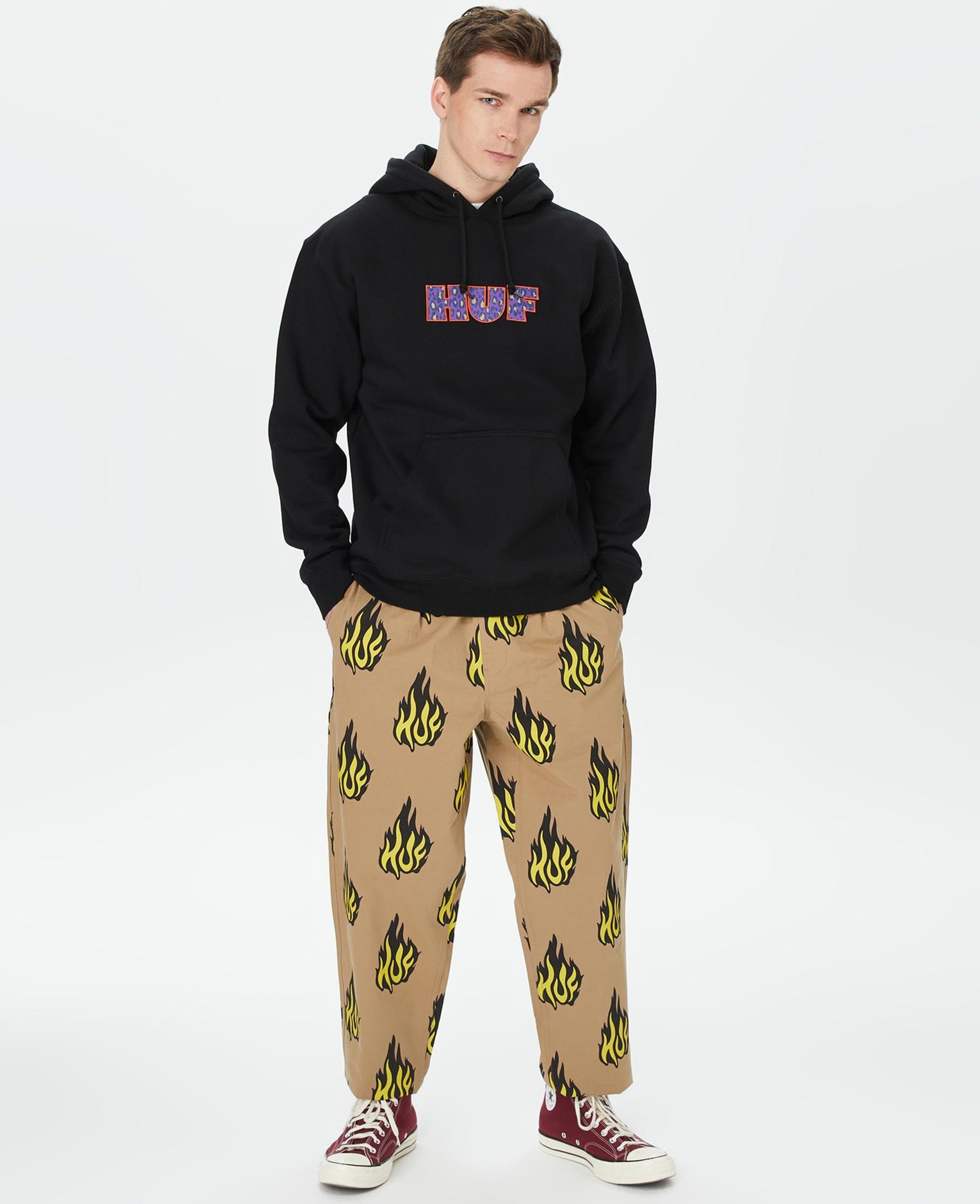 HUF Cheata Erkek Siyah Hoodie