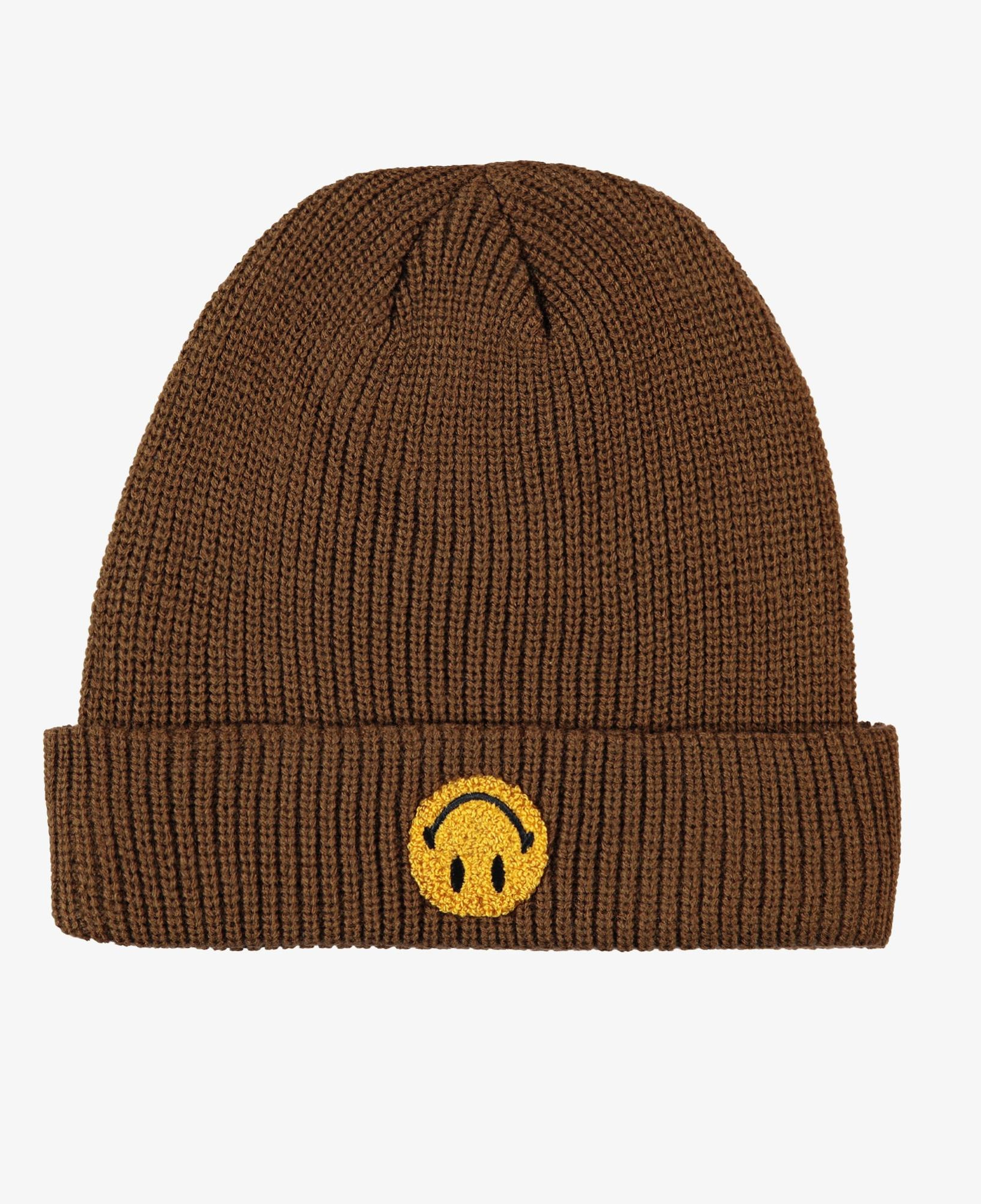 Market Smiley Upside Down Erkek Kahverengi Bere