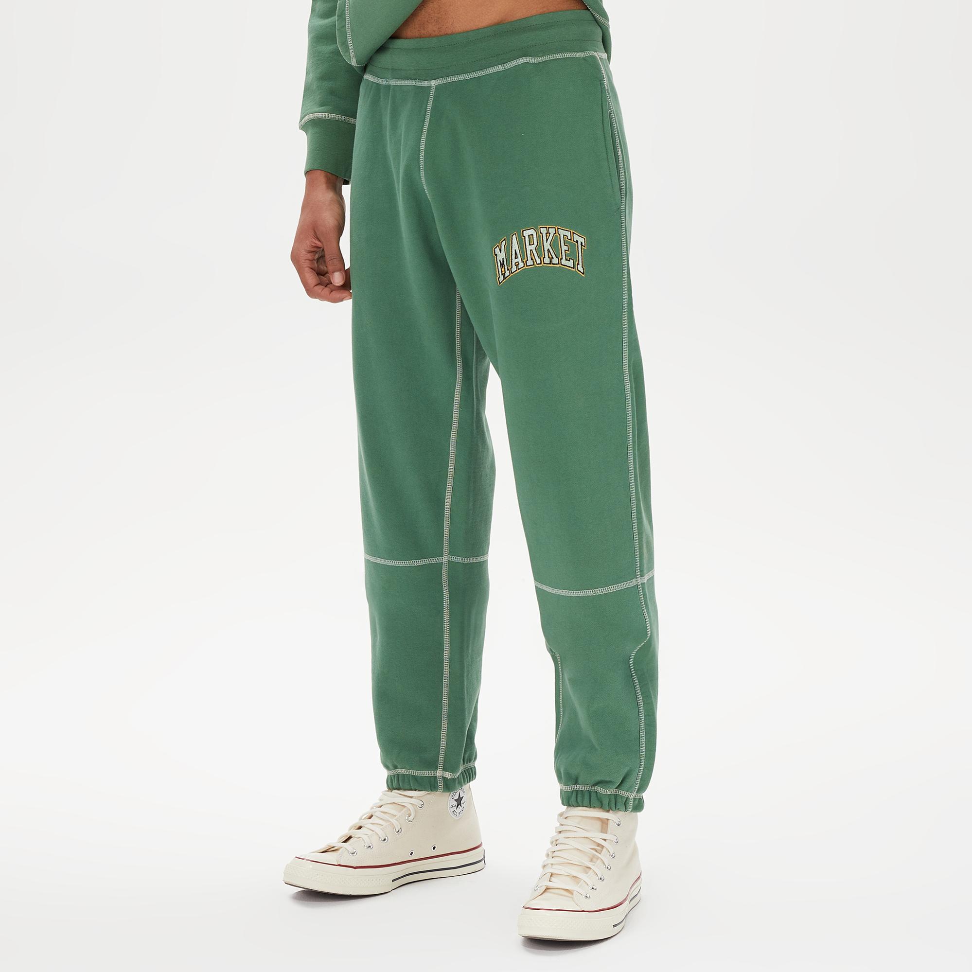 Market Triple Stitch Sweat Erkek Yeşil Pantolon