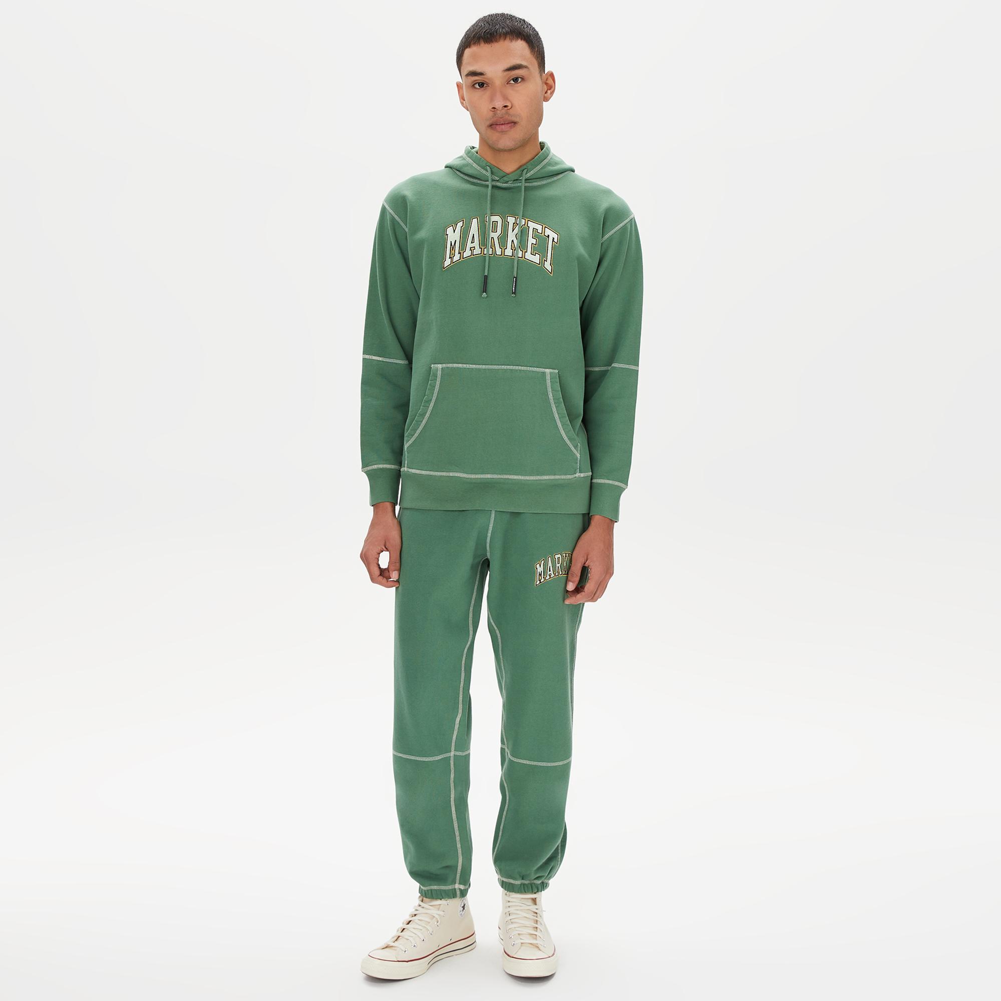 Market Triple Stitch Sweat Erkek Yeşil Pantolon