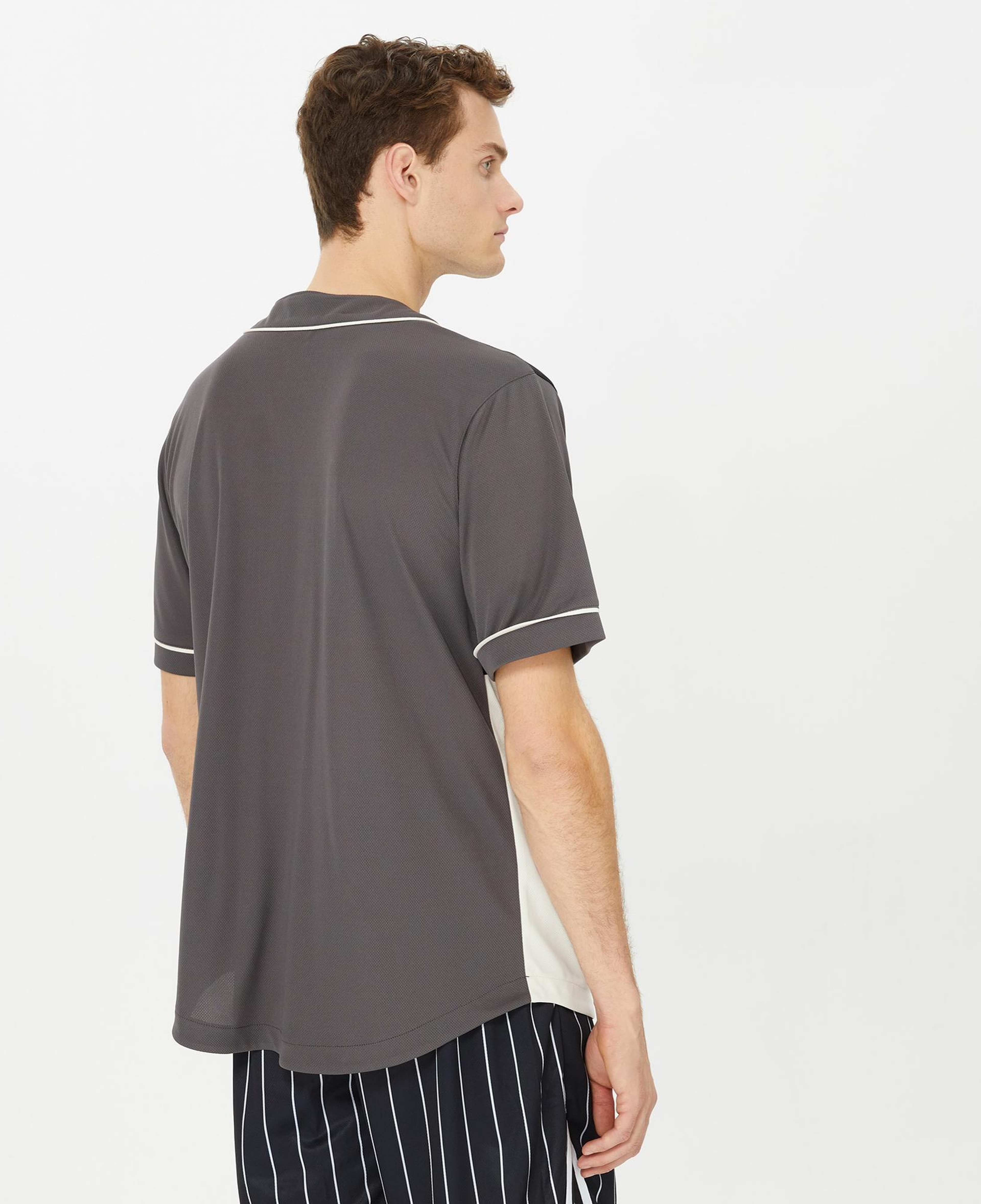 Karl Kani Signature Pinstripe Erkek Gri Gömlek