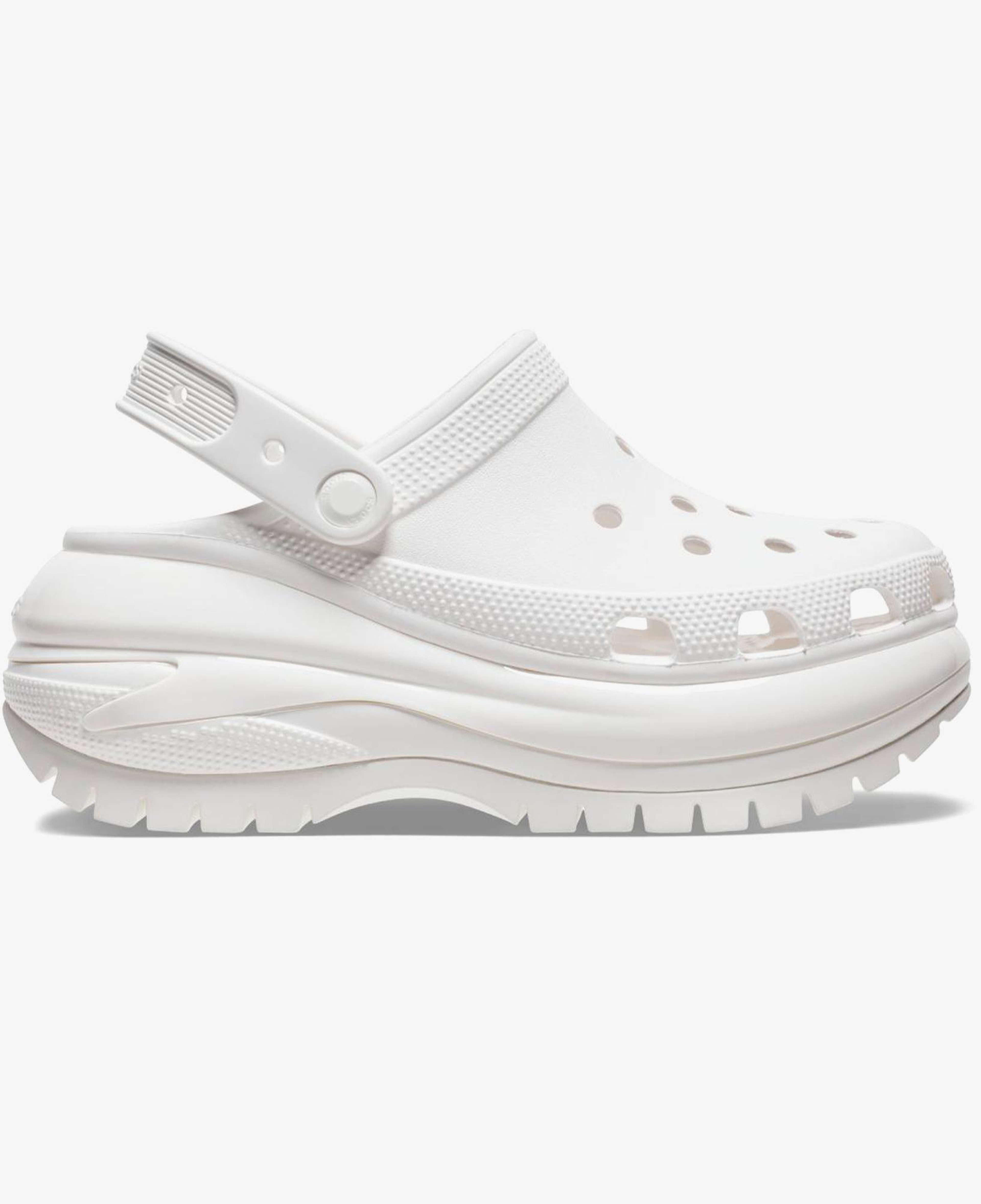 Crocs Classic Mega Crush Kadın Beyaz Terlik