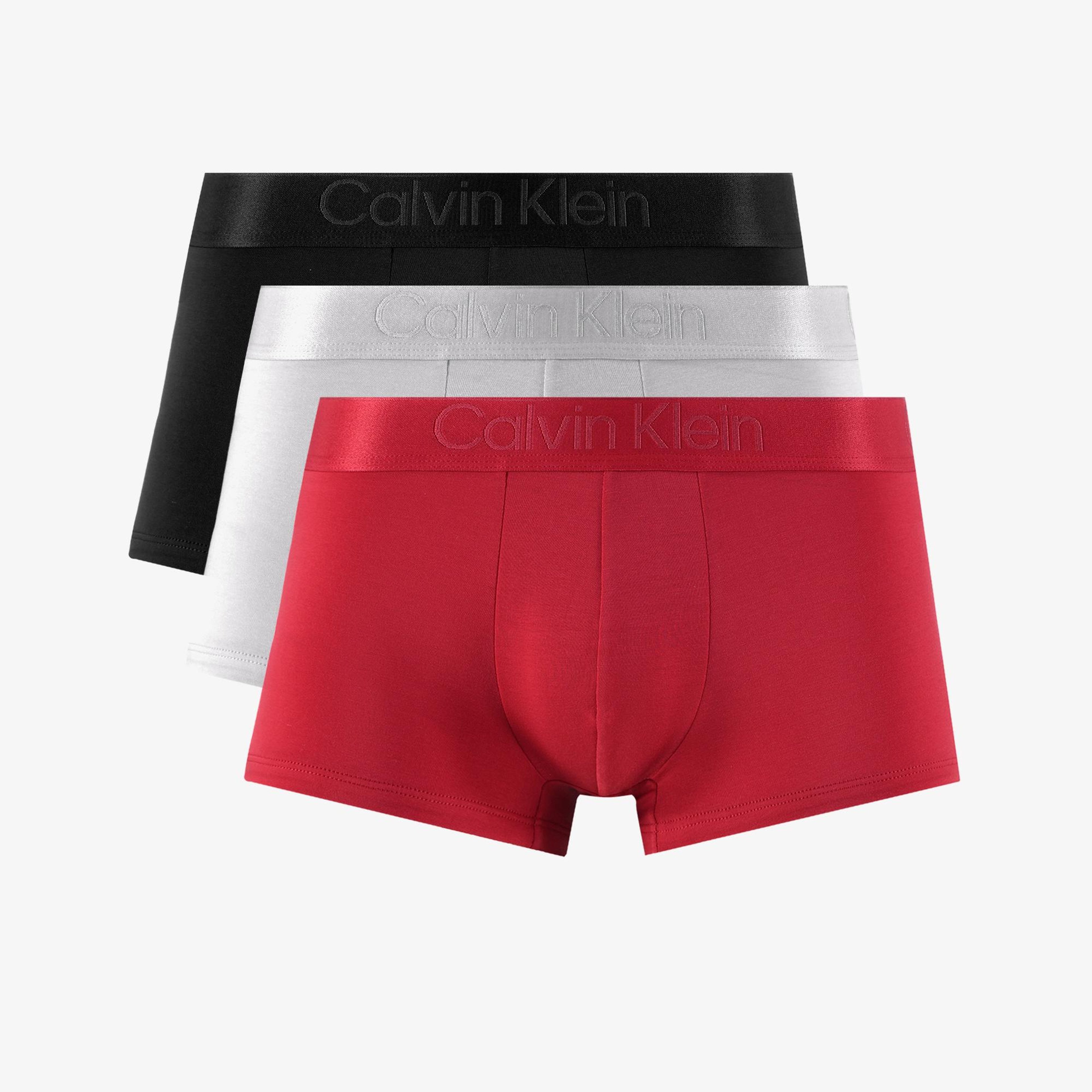 Calvin Klein Low Rise  3' lü Erkek Renkli Boxer