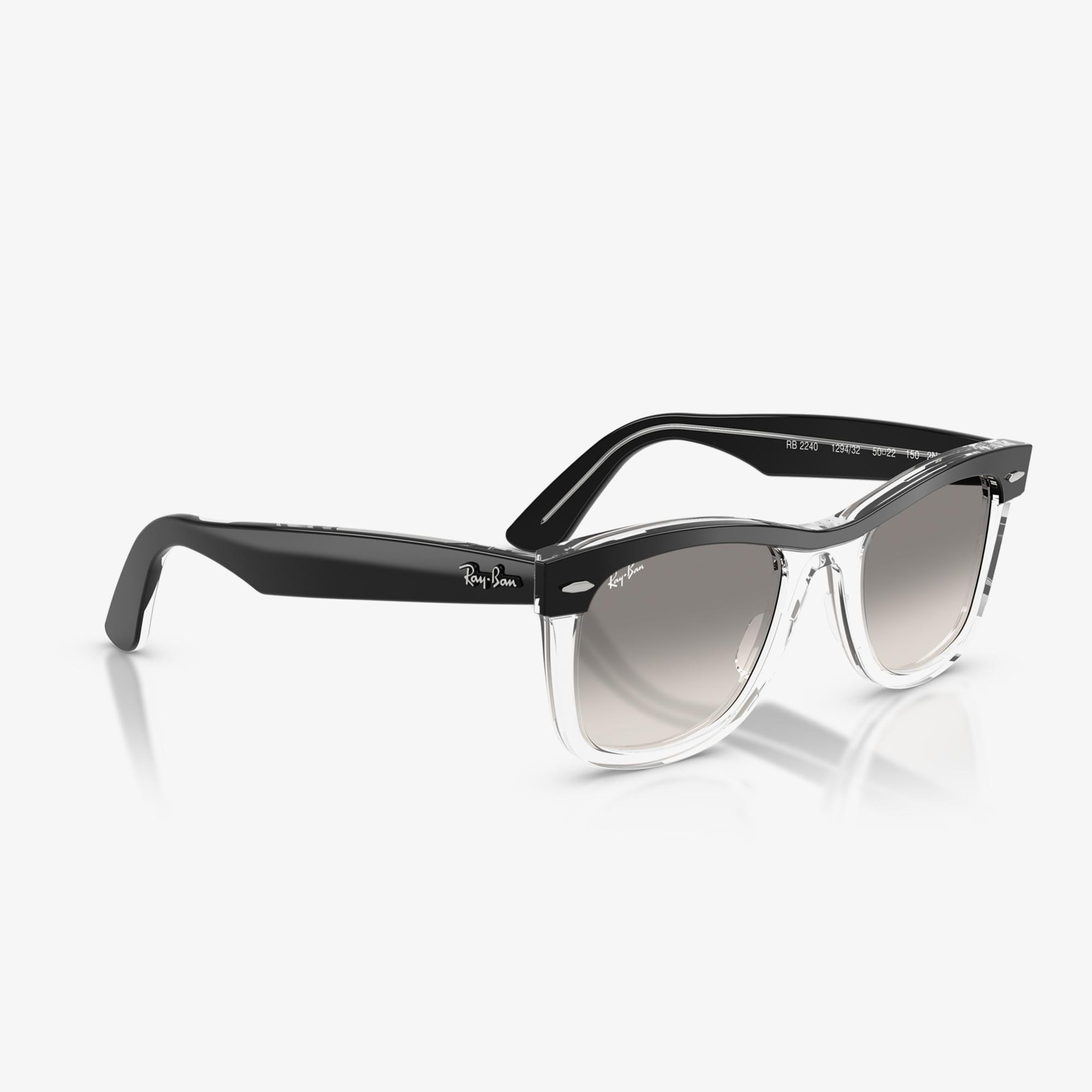 Ray-Ban Wayfarer Street Neat RB2240 Unisex Siyah Güneş Gözlüğü