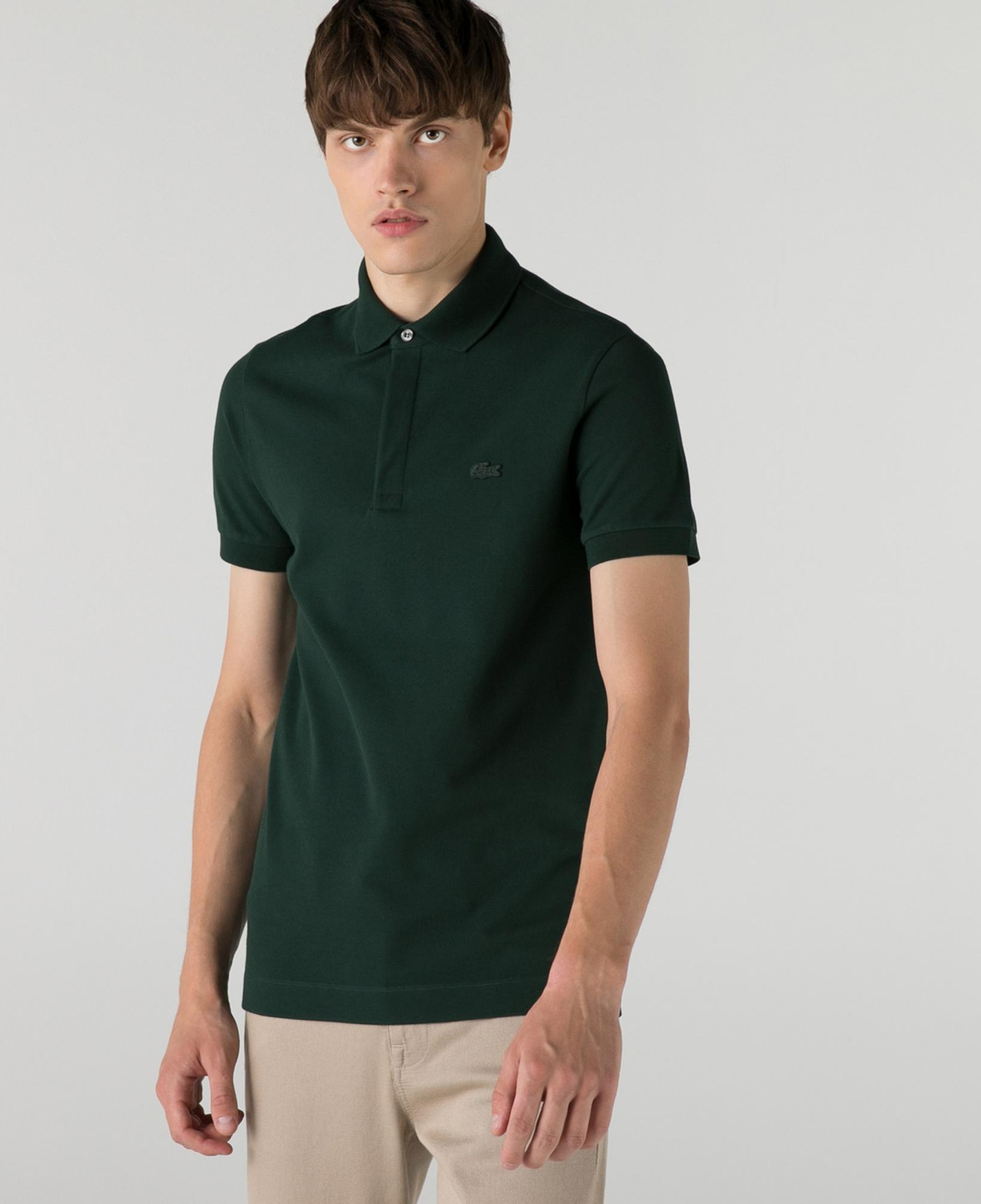 Lacoste Paris Erkek Regular Fit Koyu Yeşil Polo