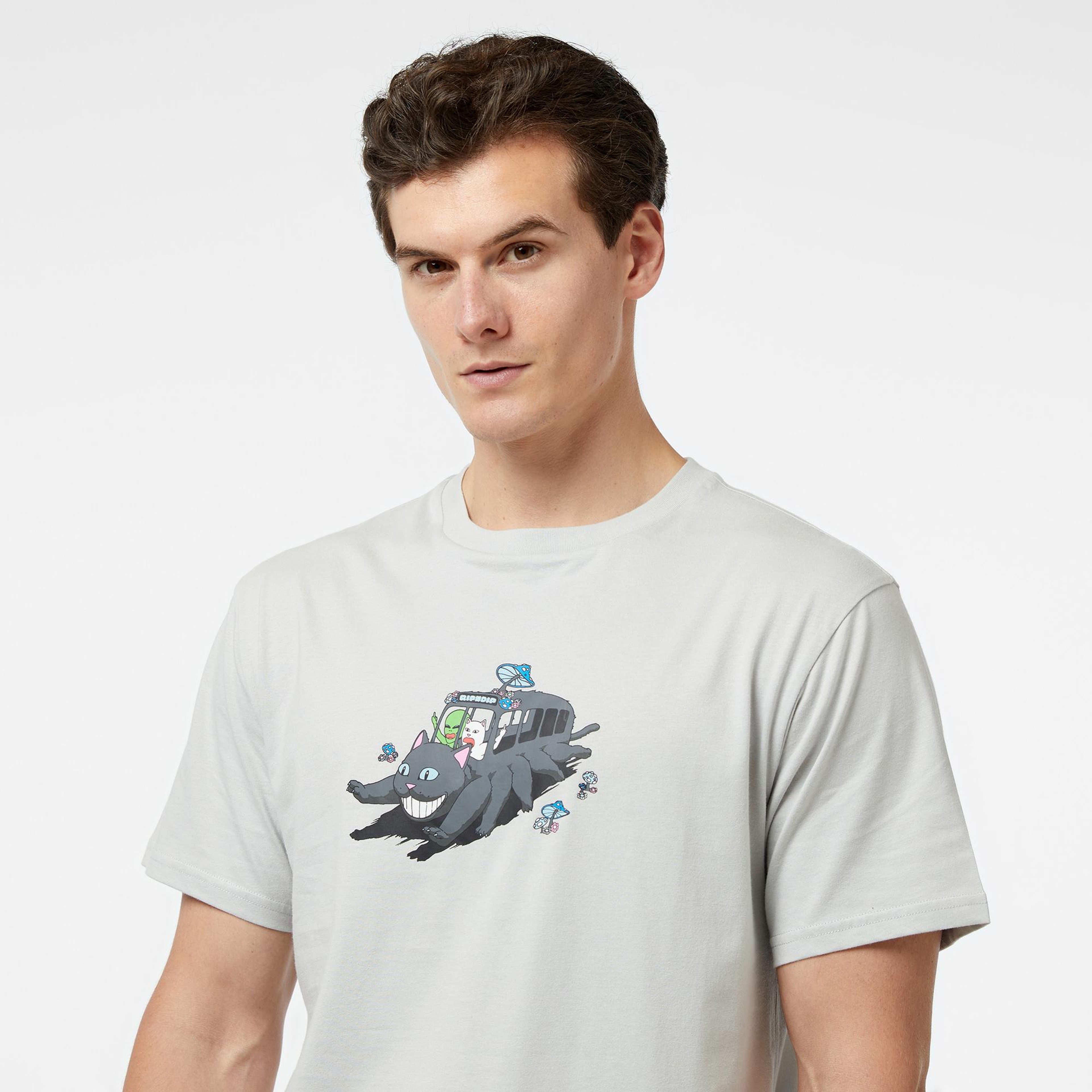 Ripndip Adventure Bus Erkek Gri T-Shirt