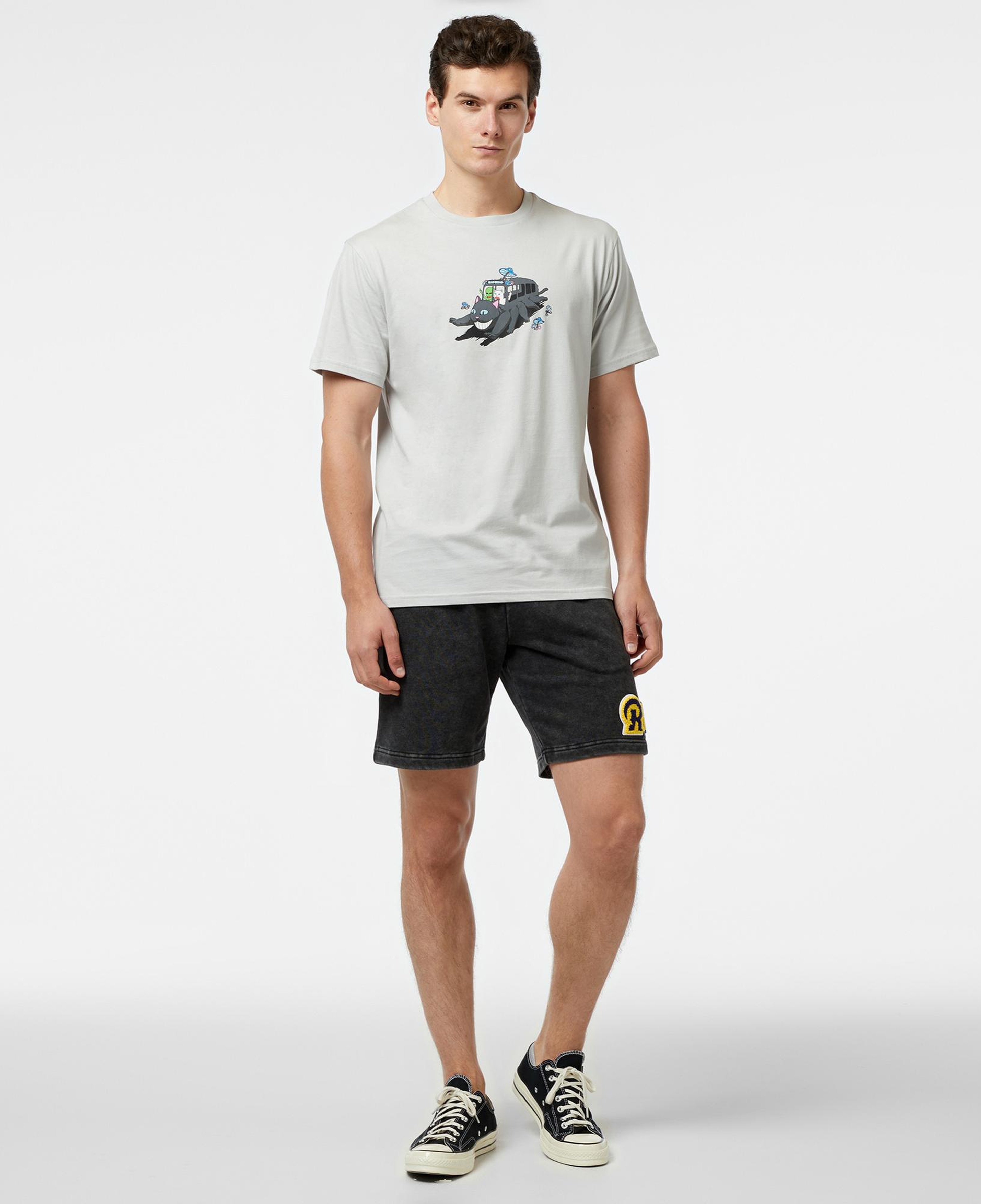 Ripndip Adventure Bus Erkek Gri T-Shirt