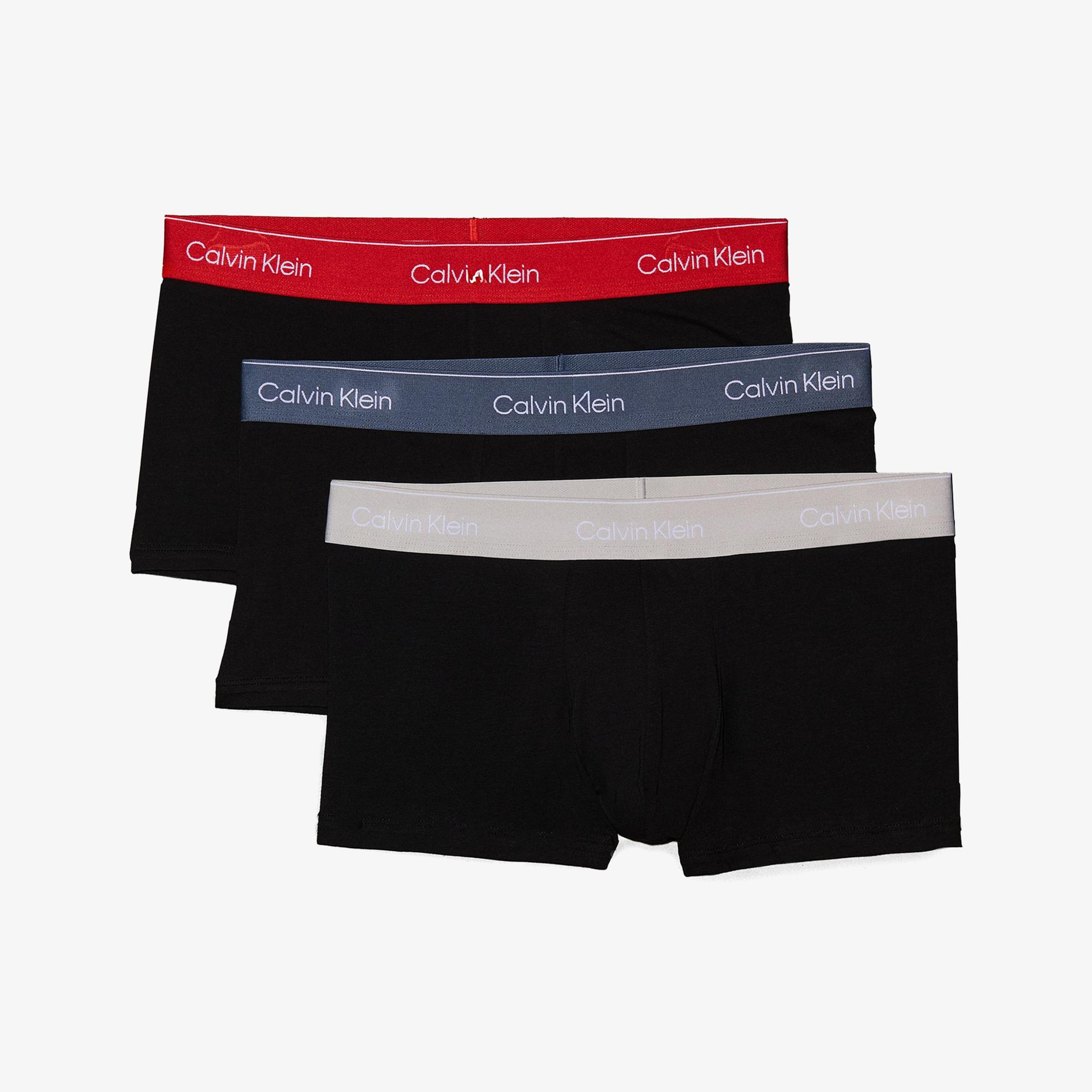 Calvin Klein Low Rise Trunk 3'lü Erkek Siyah Boxer