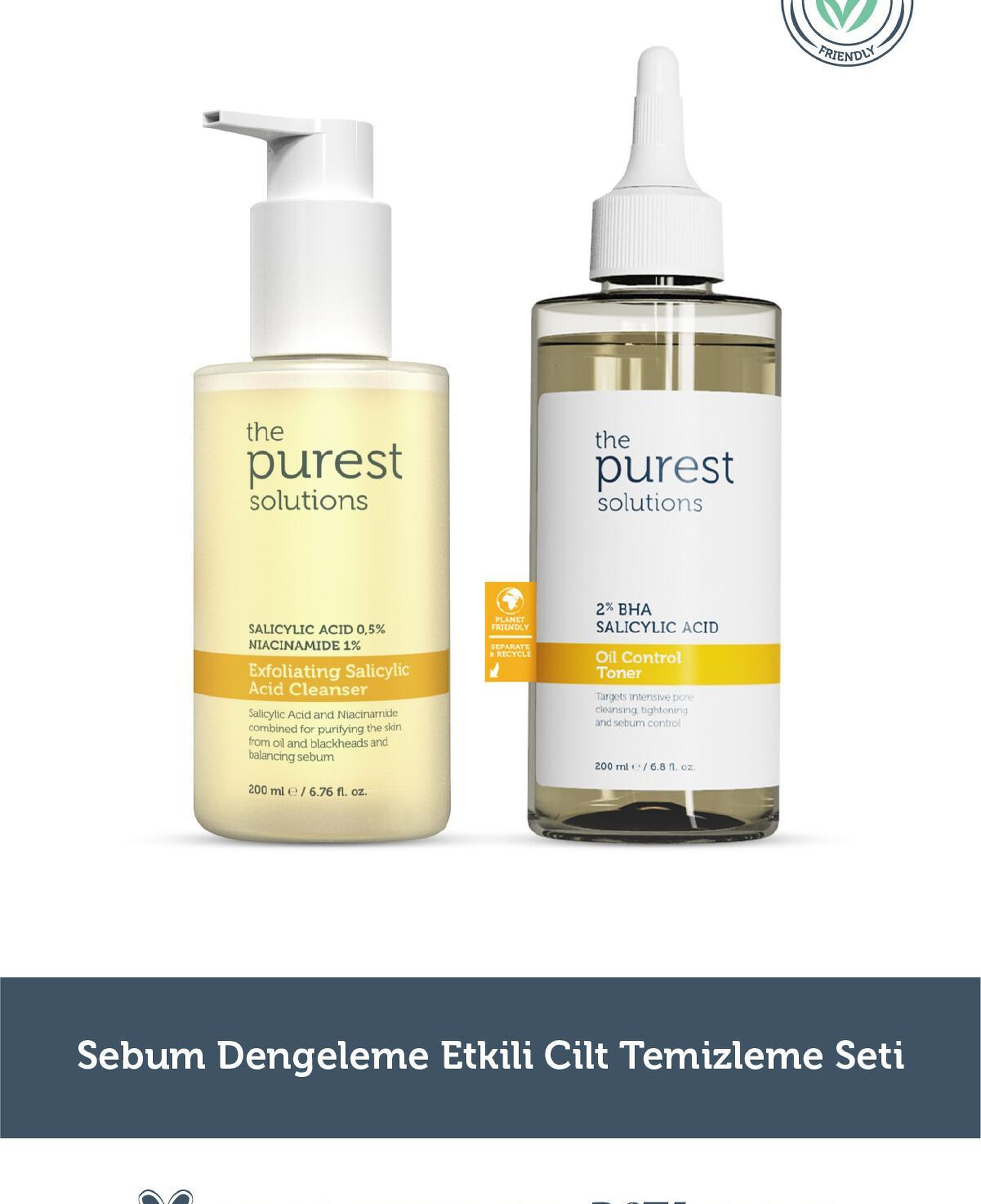 The Purest Solutions Sebum dengeleme etkili cilt temizleme seti