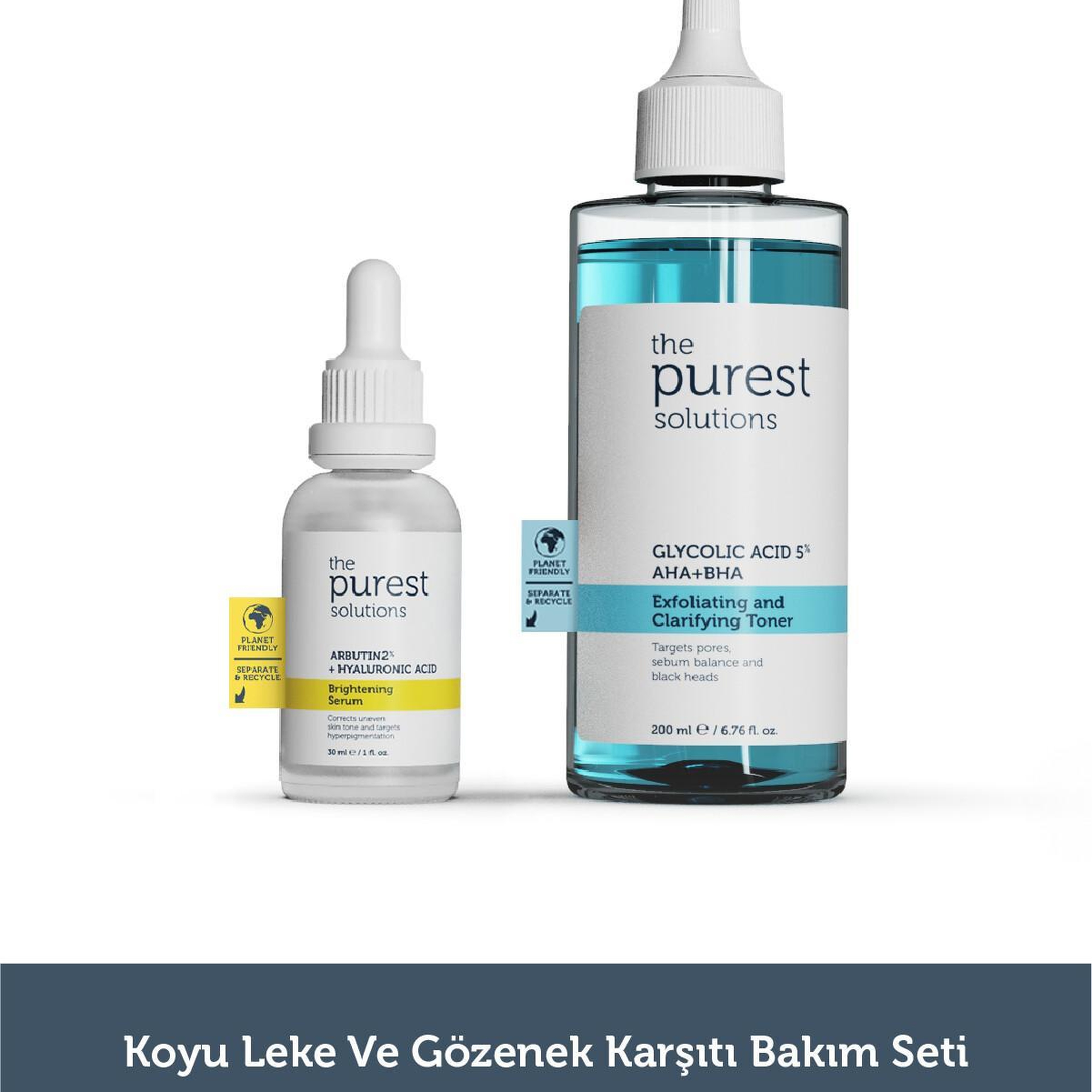 The Purest Solutions Koyu Leke ve Gözenek Önlemeye Yardımcı Bakım Seti 200 ml + 30 ml