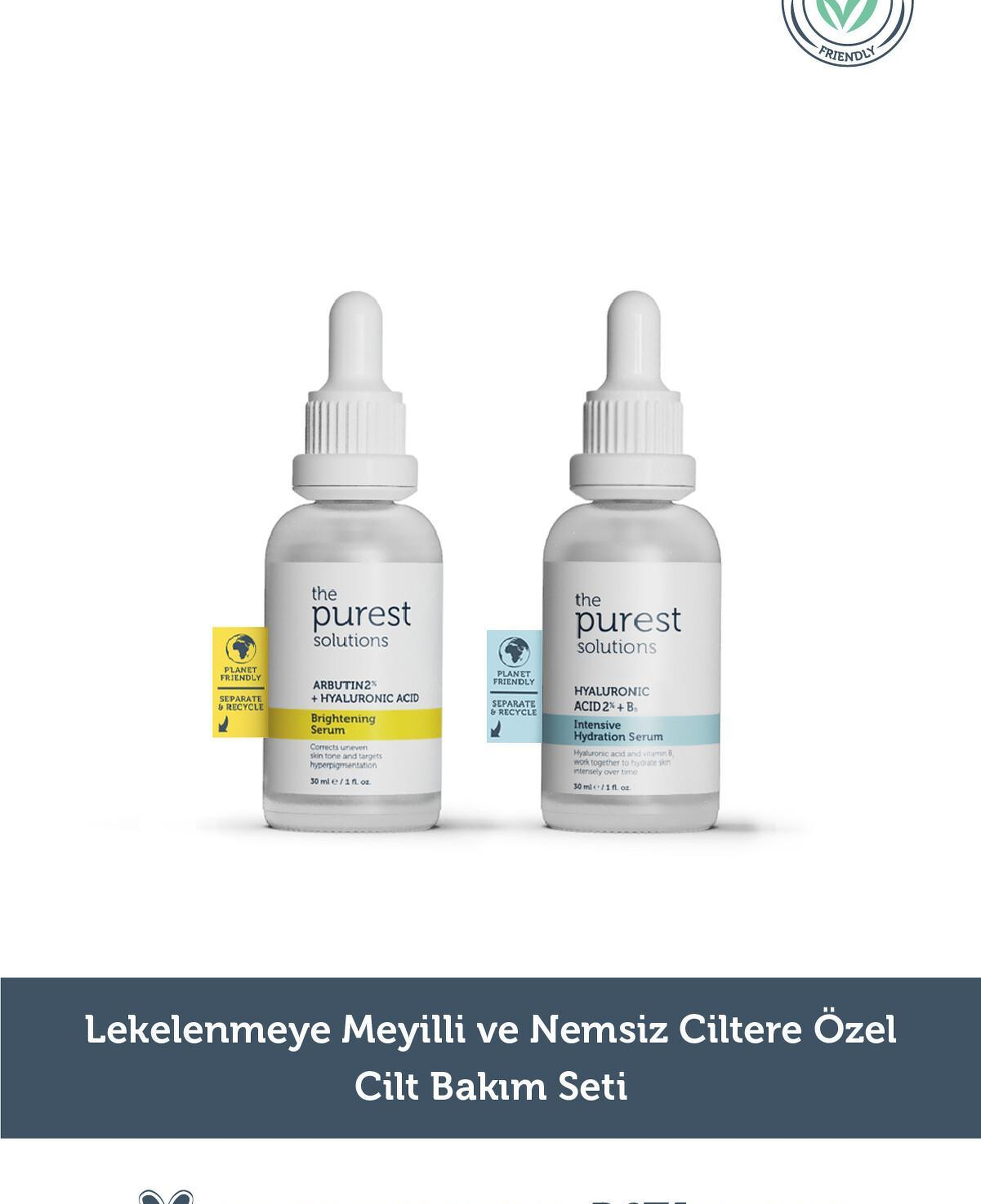 The Purest Solutions Lekeli Ve Nemsiz Ciltere Özel Cilt Bakım Seti