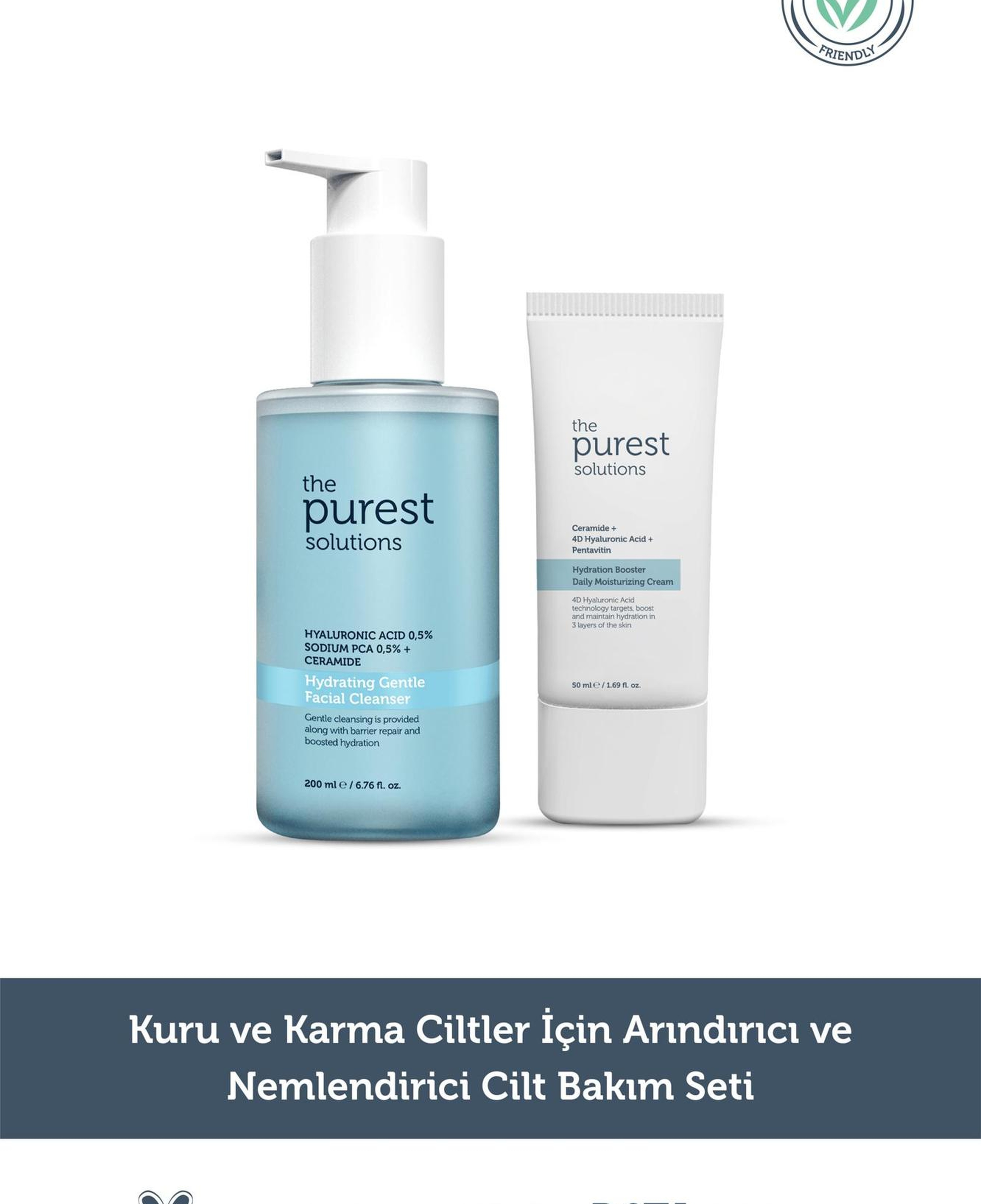 The Purest Solutions Nem ihtiyacı olan cilt bakım seti