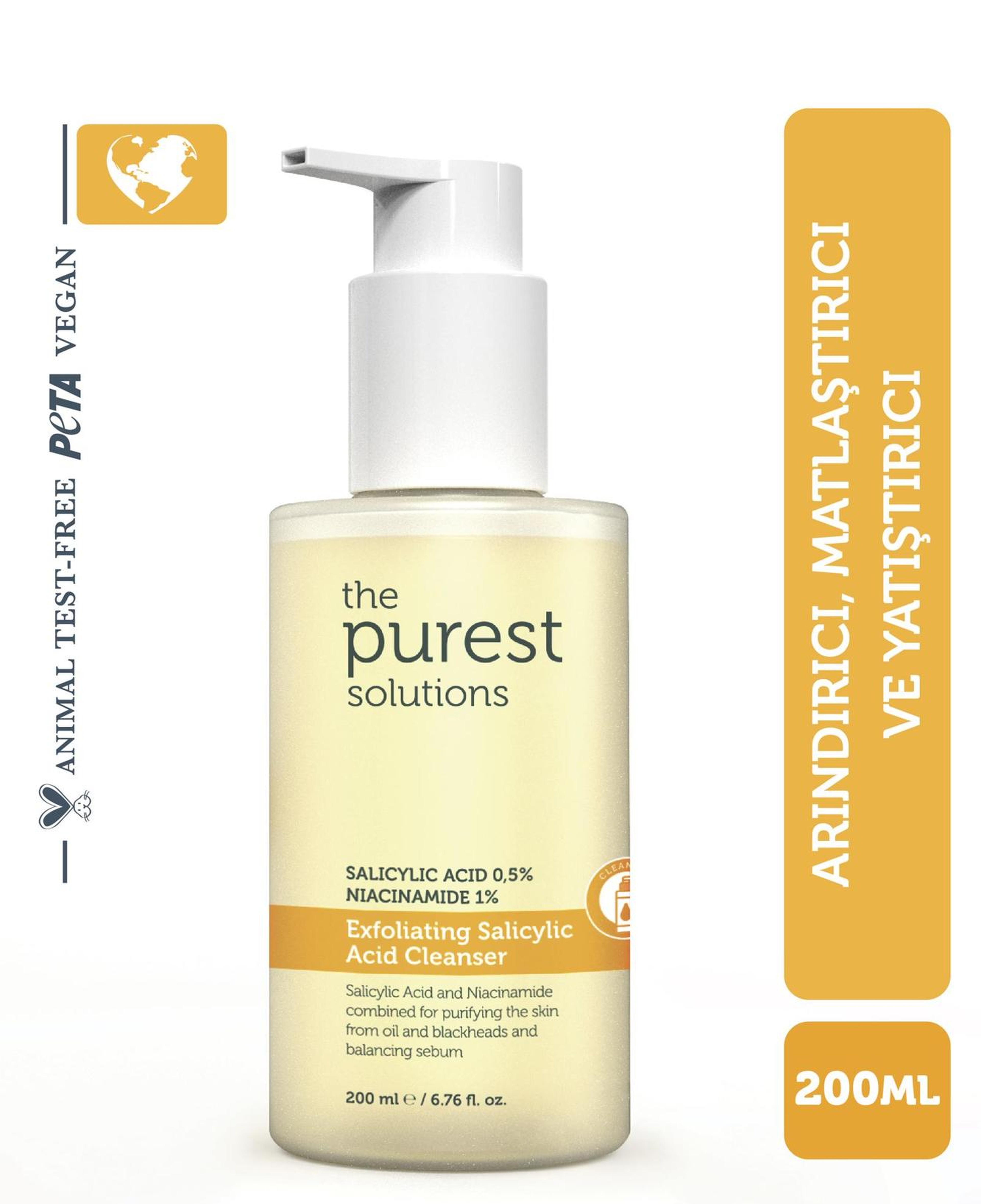 The Purest Solutions Exfoliating Salicylic Acid Cleanser 200 ML