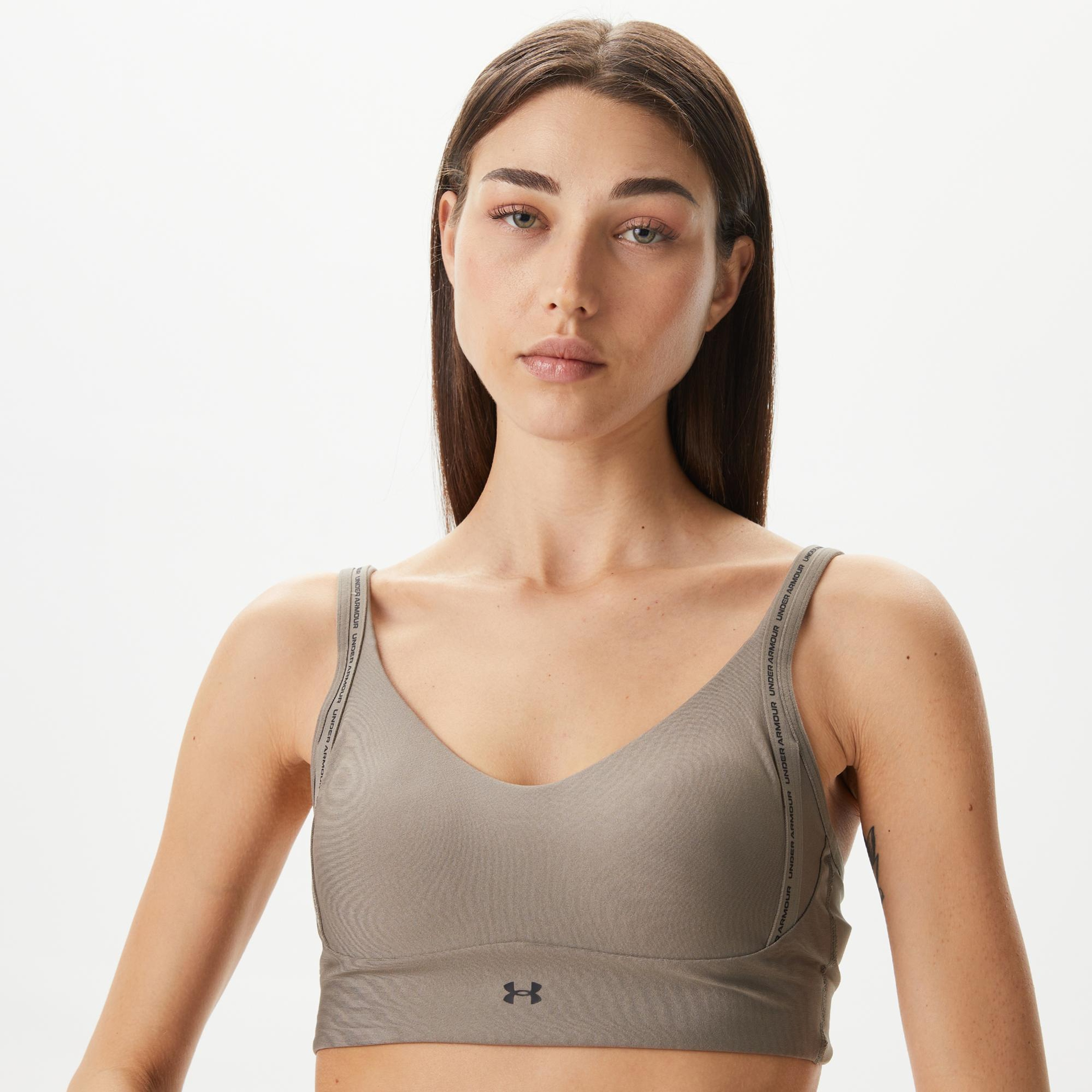Under Armour Infinity Low 2.0Strap Kadın Kahverengi Bra
