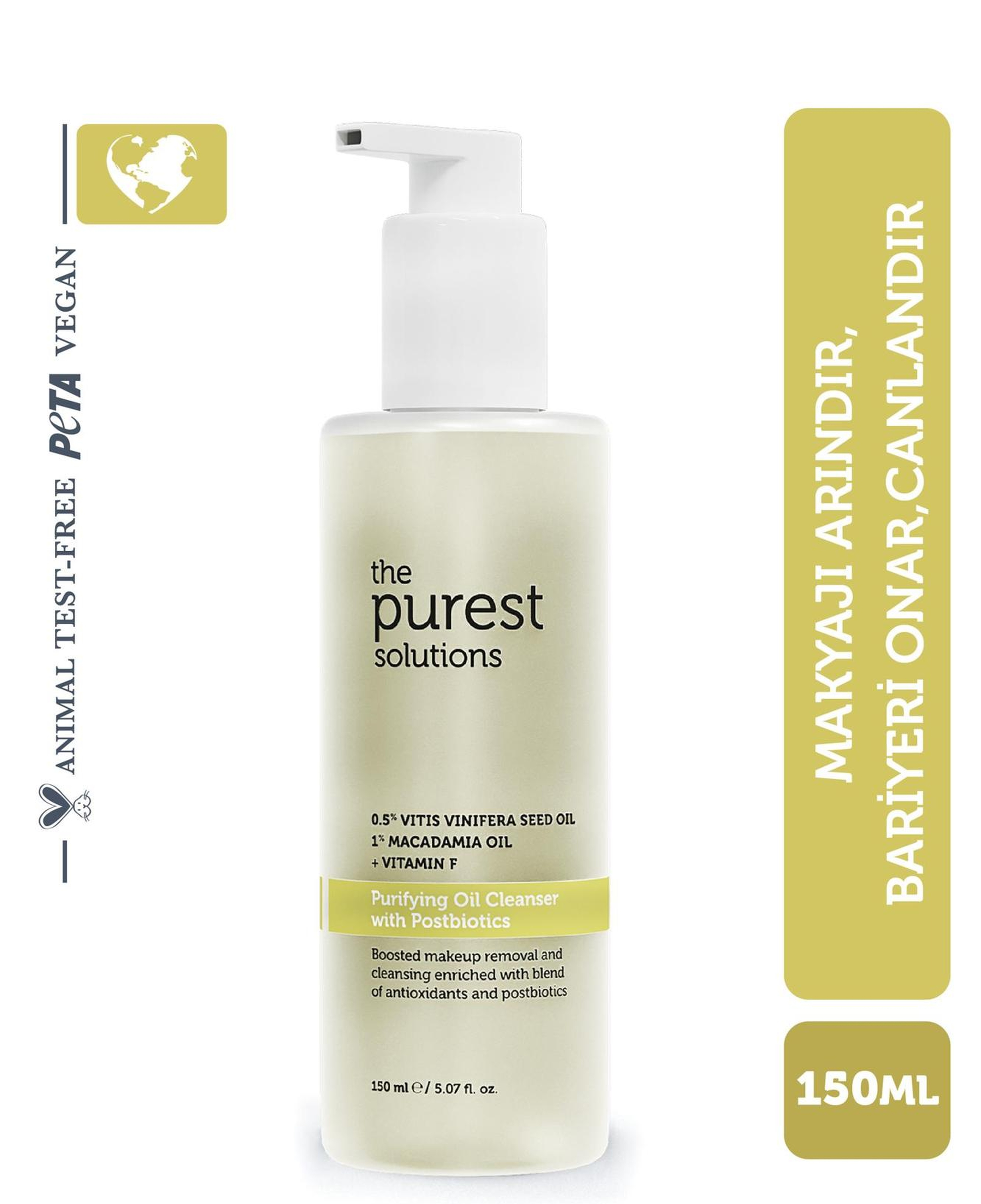 The Purest Solutions Postbiyotik içerikli Multifonksiyonel Arındırıcı Temizleme Yağı 150 ml