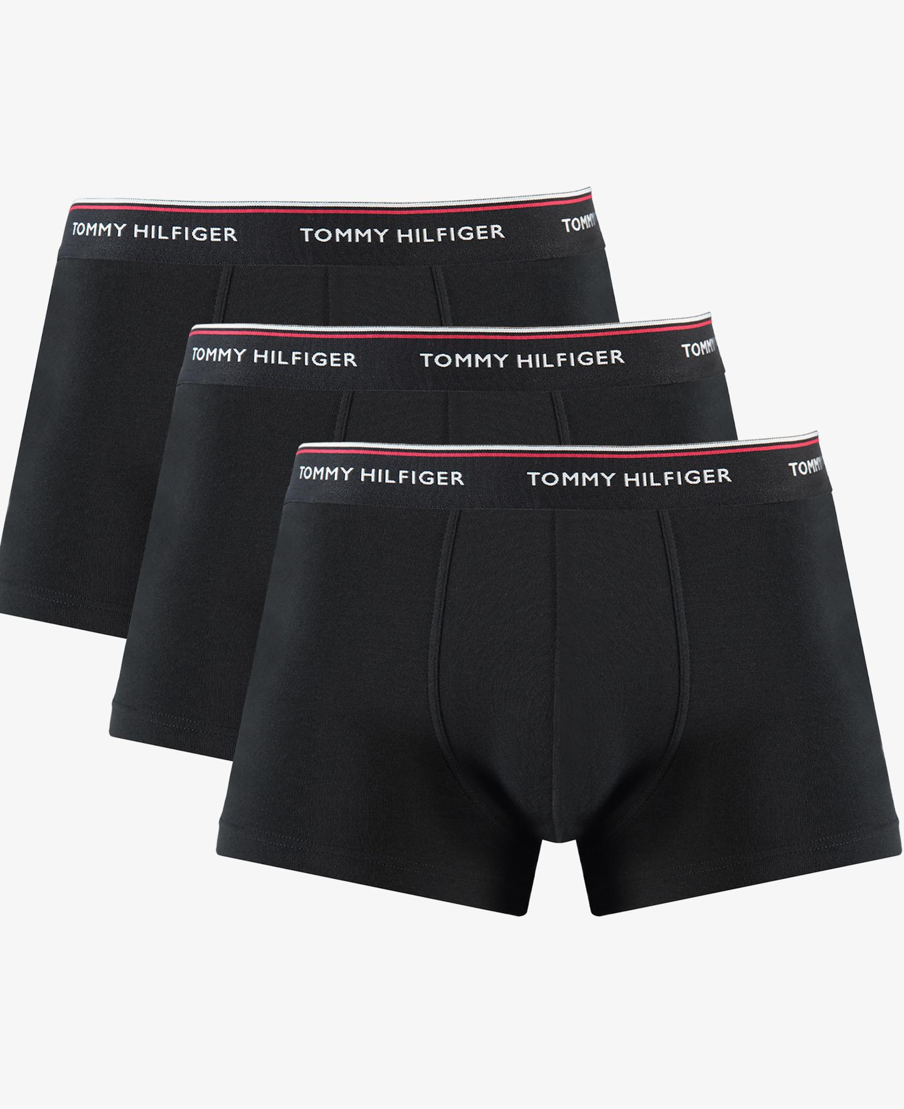 Tommy Hilfiger?3'lü Trunk Erkek Mavi Boxer