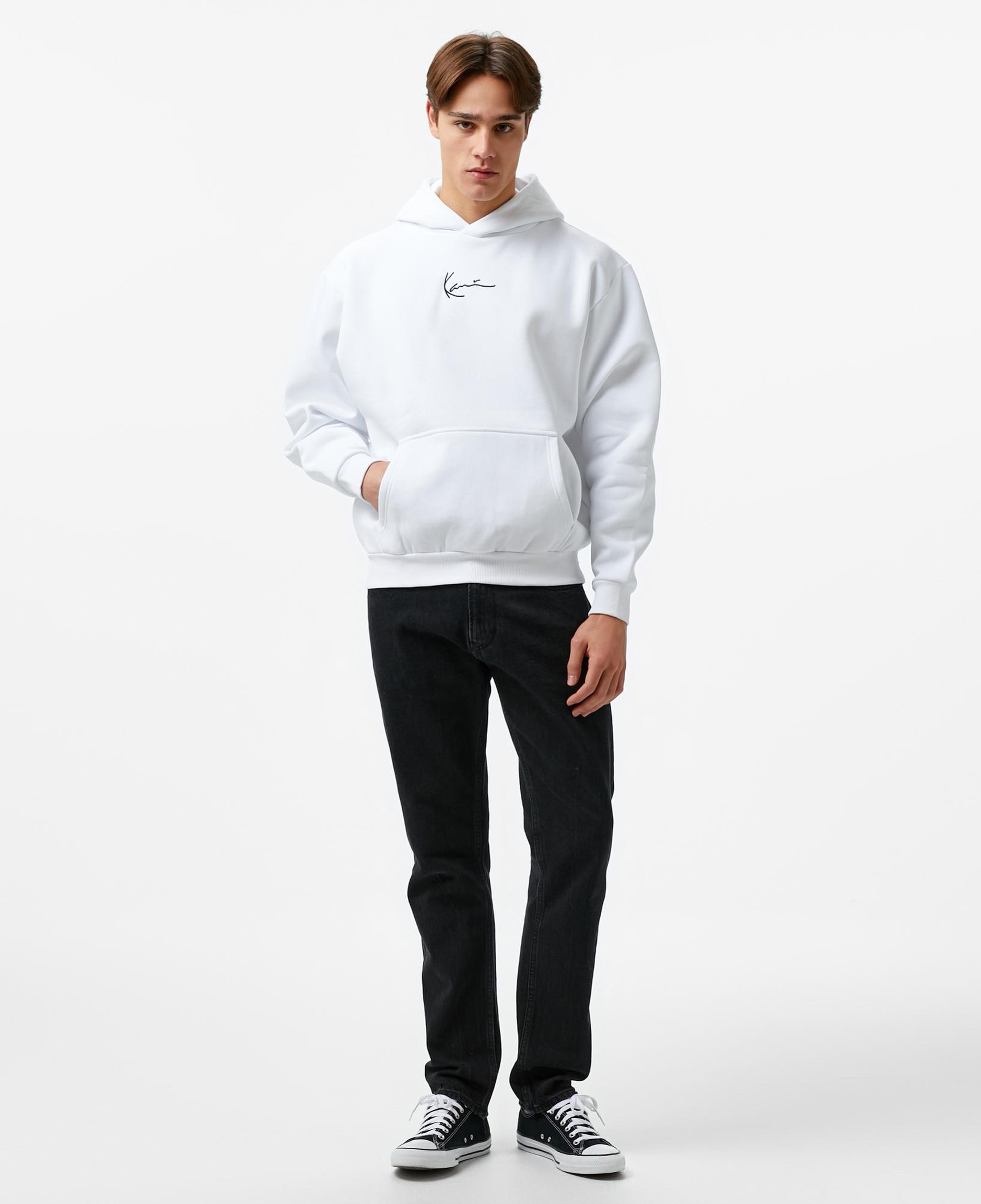 Karl Kani Small Signature Essential Os Erkek Beyaz Sweatshirt