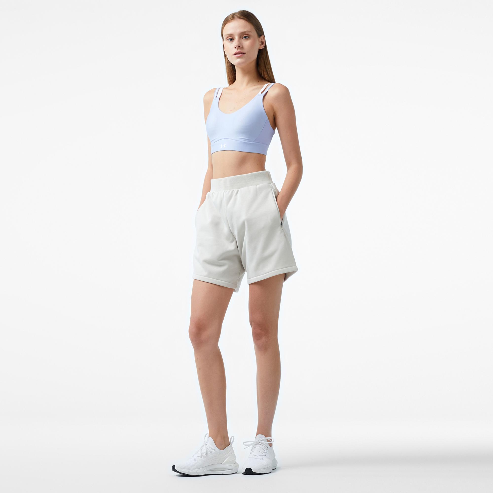 Under Armour infinity Mid 2.0 Rib Kadın Mor Bra