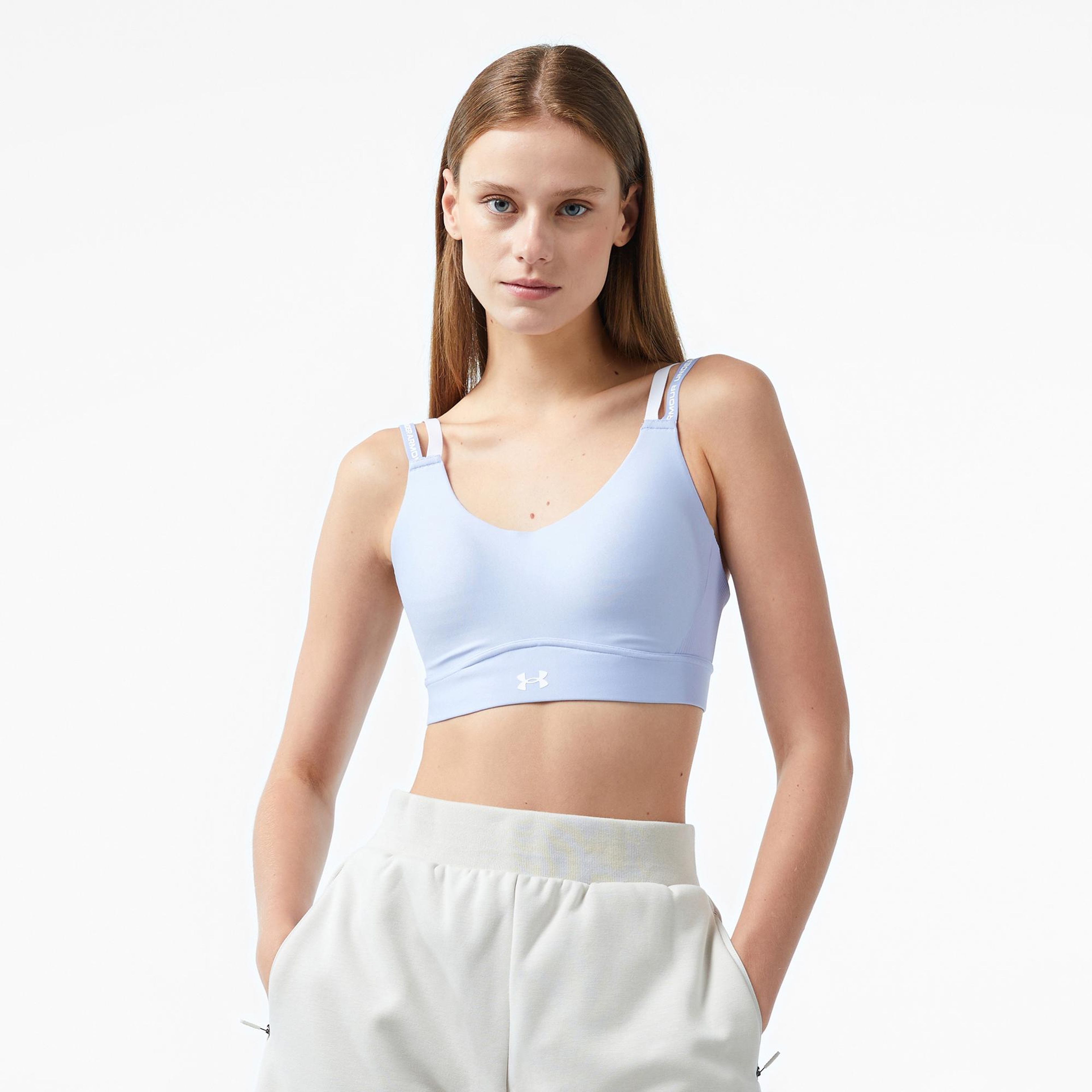 Under Armour infinity Mid 2.0 Rib Kadın Mor Bra