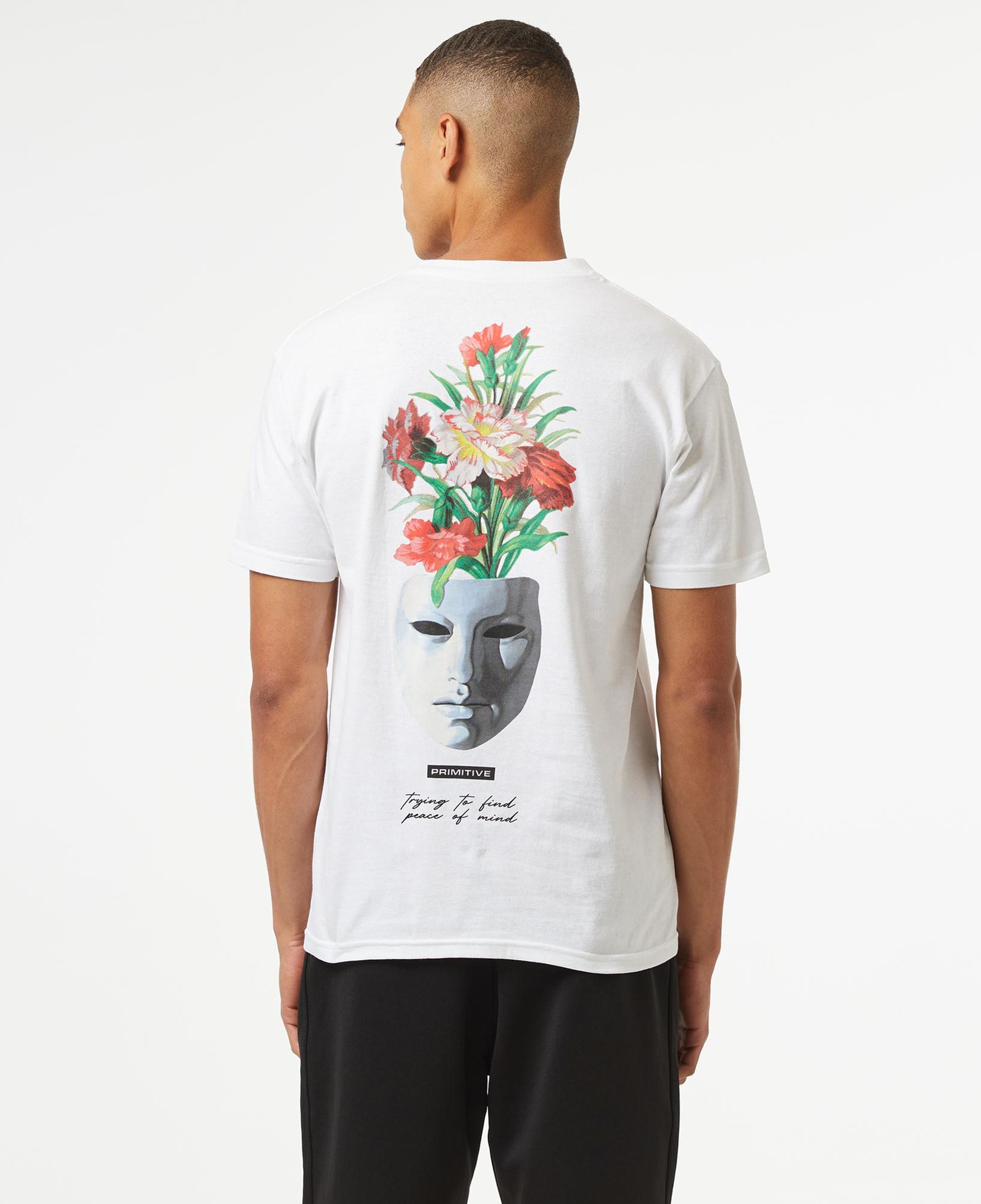 Primitive Obscura Erkek Beyaz T-Shirt