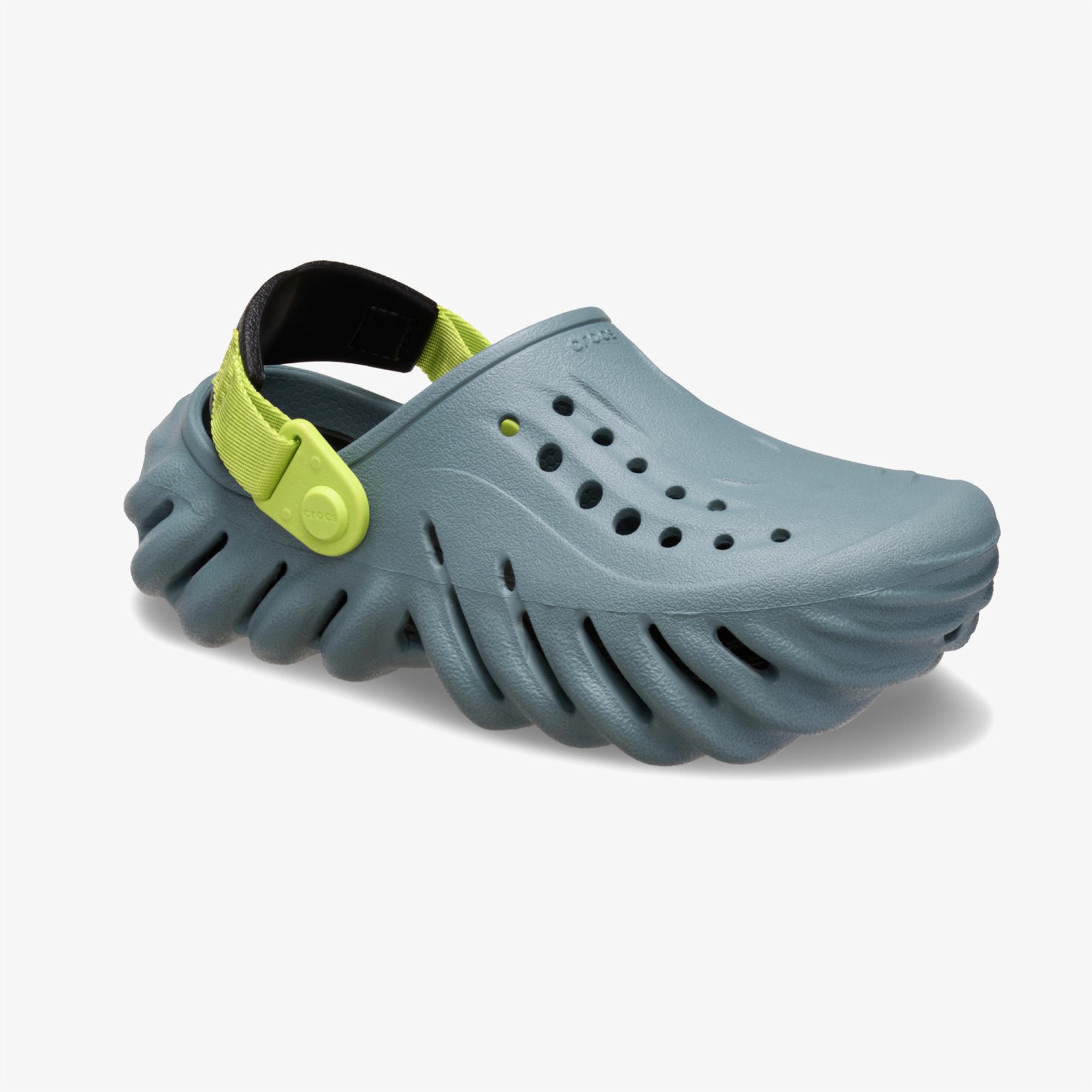 Crocs Echo Clog Çocuk Yeşil Terlik