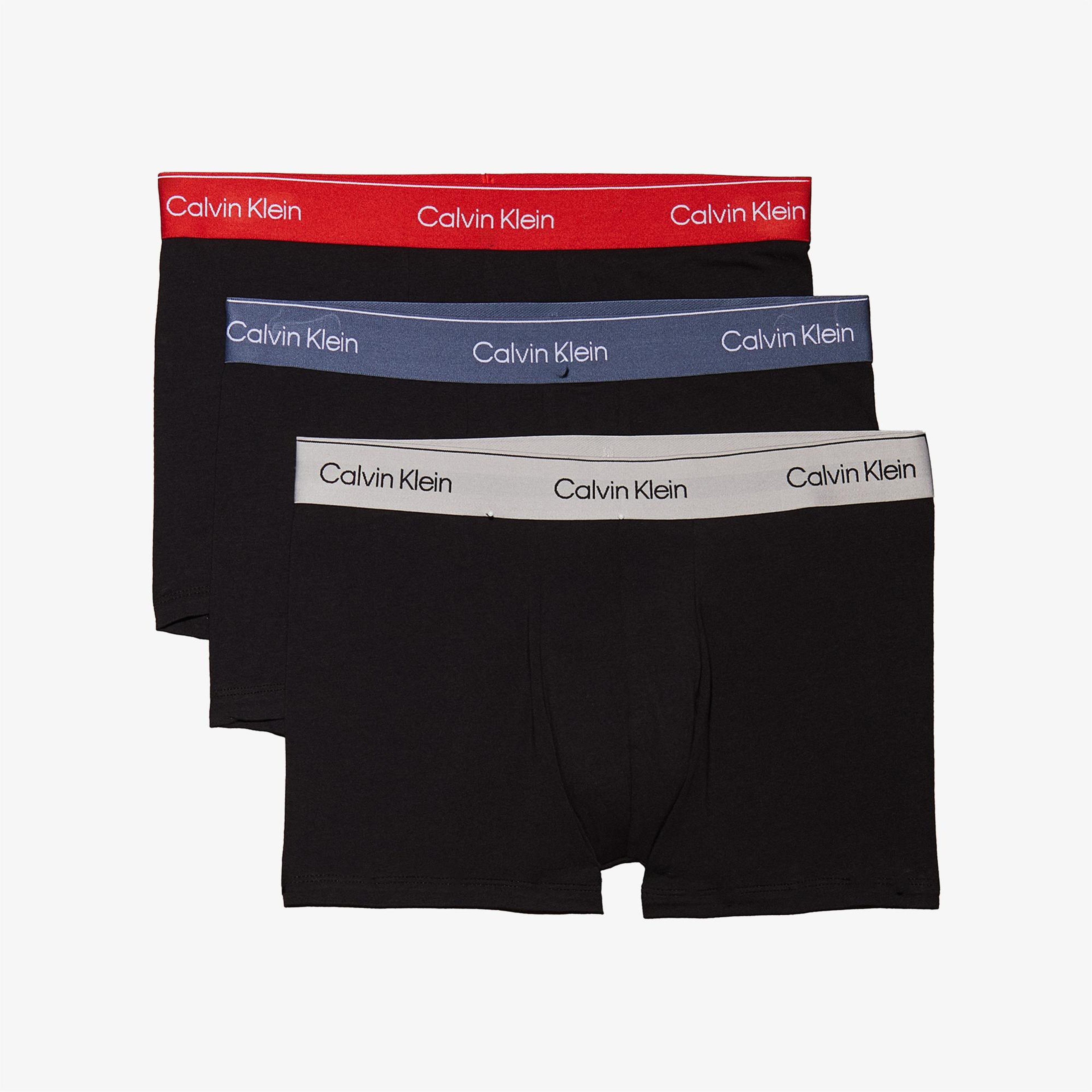 Calvin Klein Icon Strech Erkek Siyah 3'lü Boxer