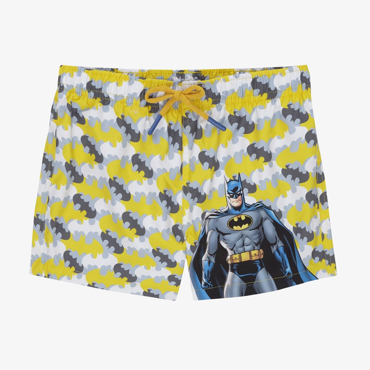 Slipstop Dark Batman Çocuk Sarı Deniz Şortu