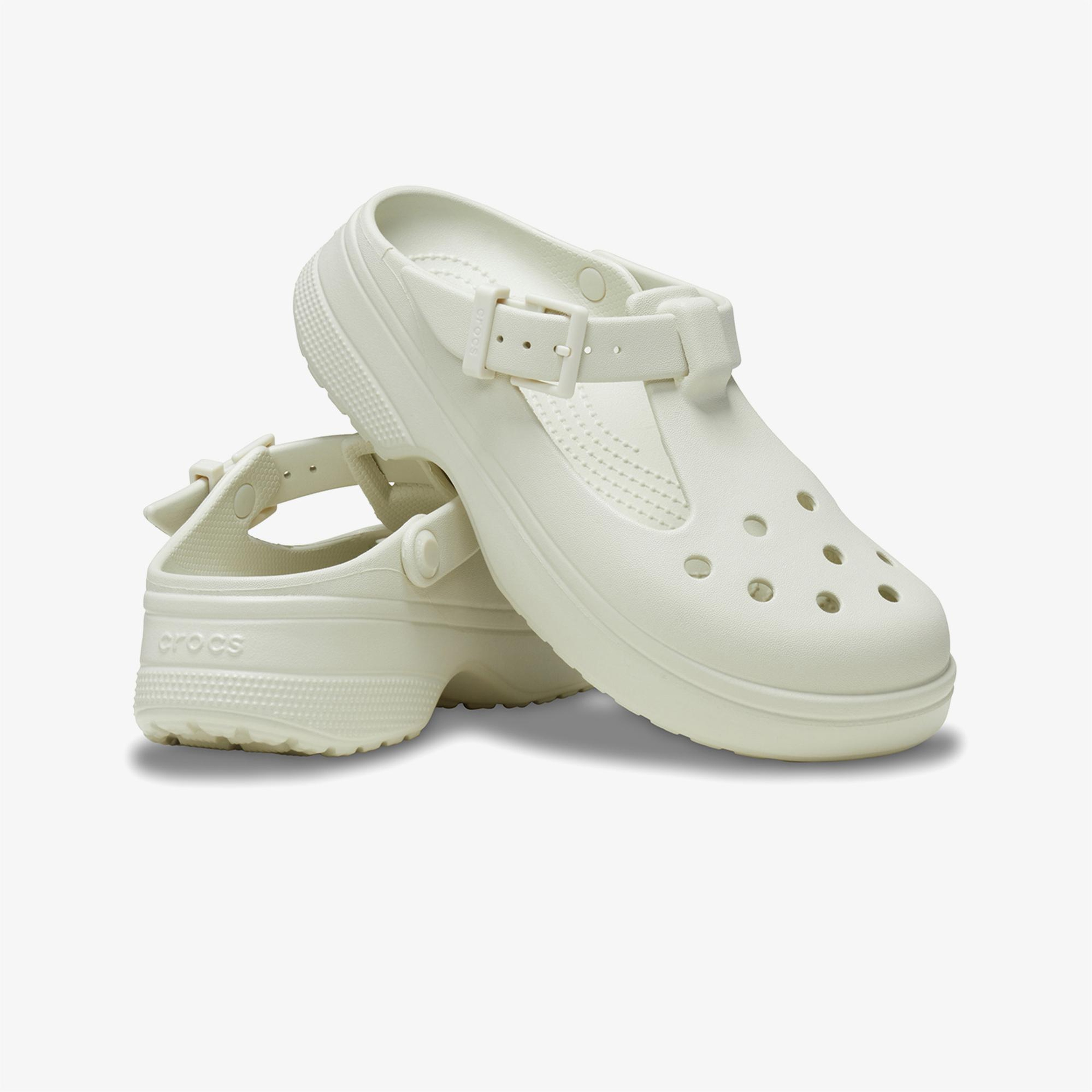 Crocs Classic Mary Jane Clog Unisex Bej Terlik