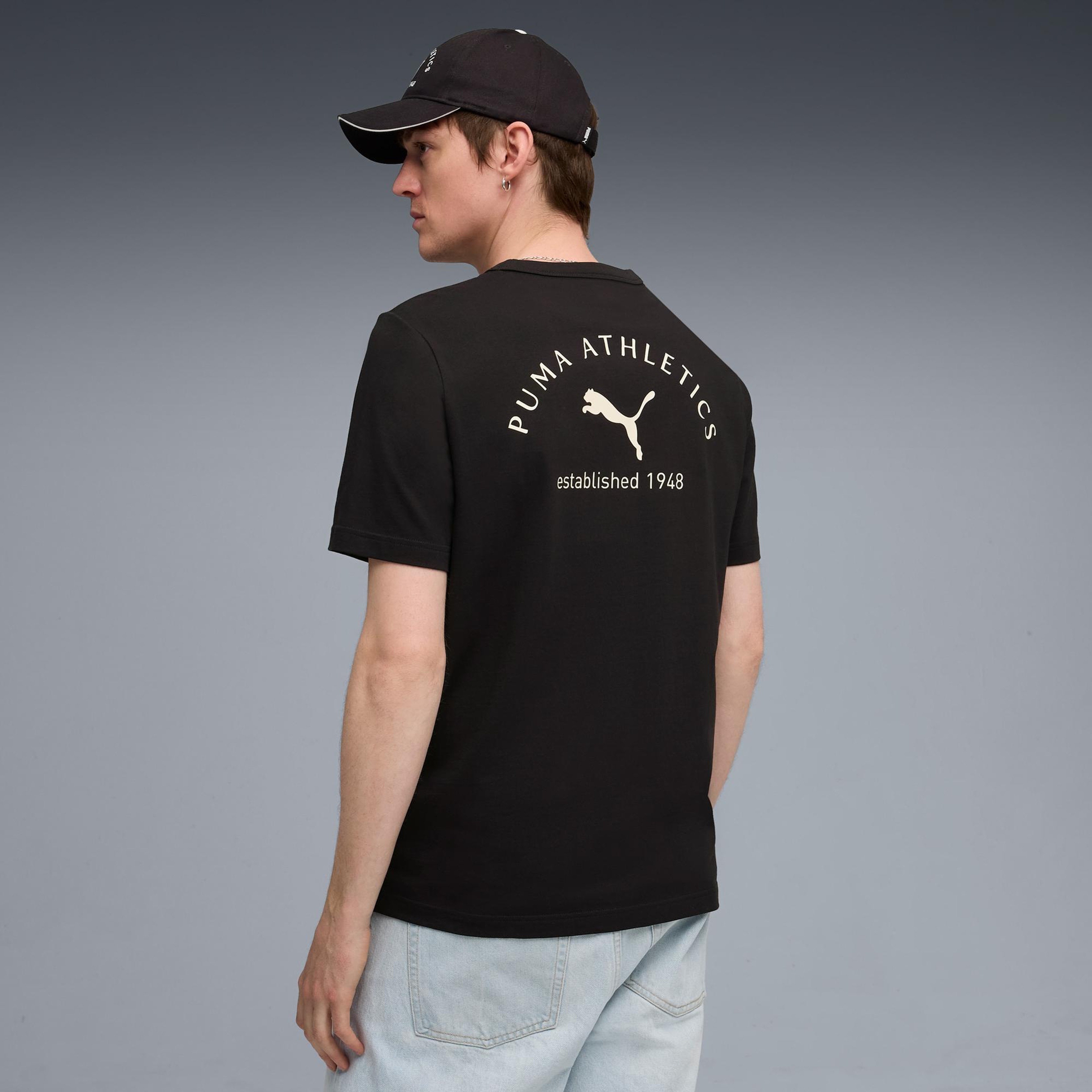 Puma Herren Erkek Siyah T-Shirt