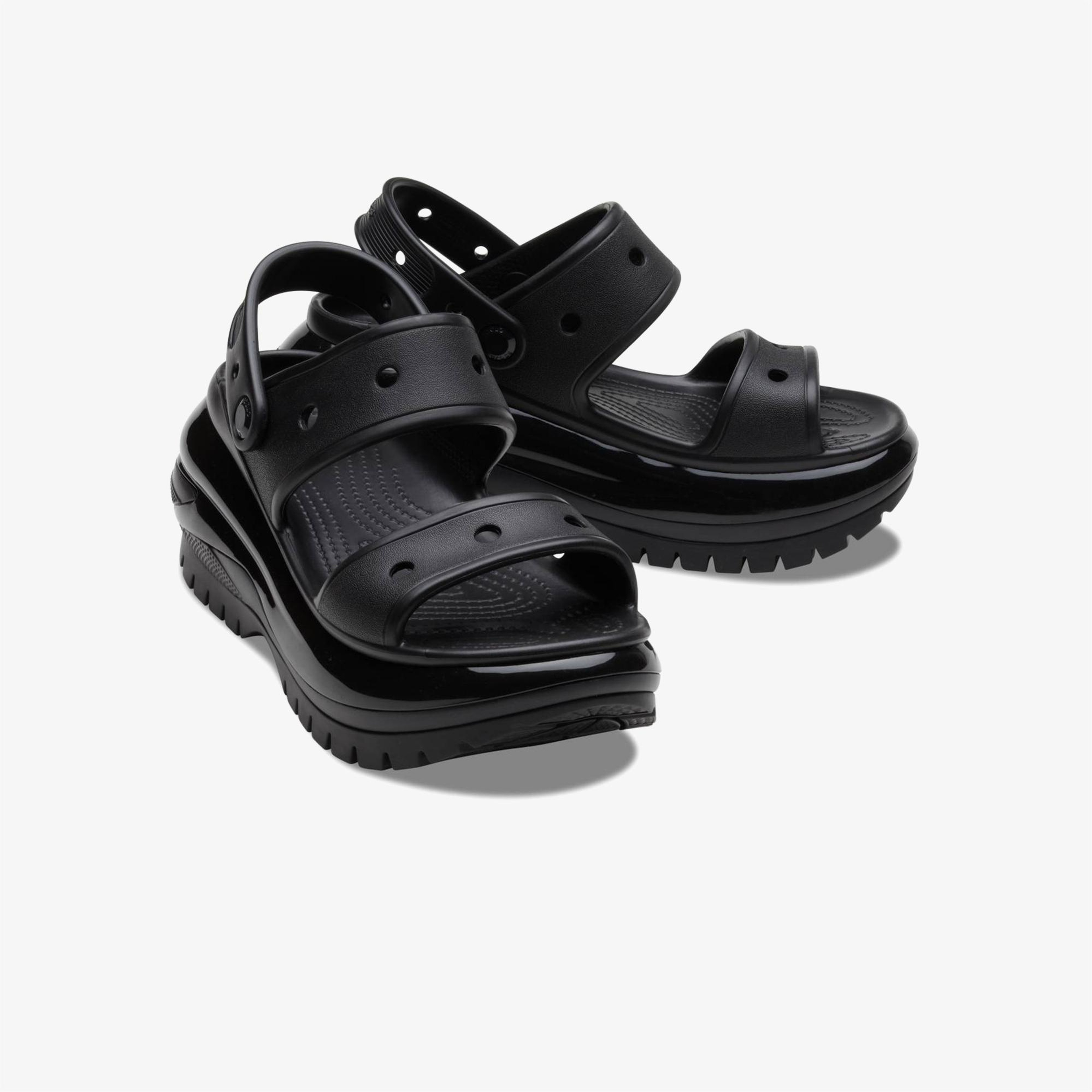 Crocs Classic Mega Crush Kadın Siyah Sandalet