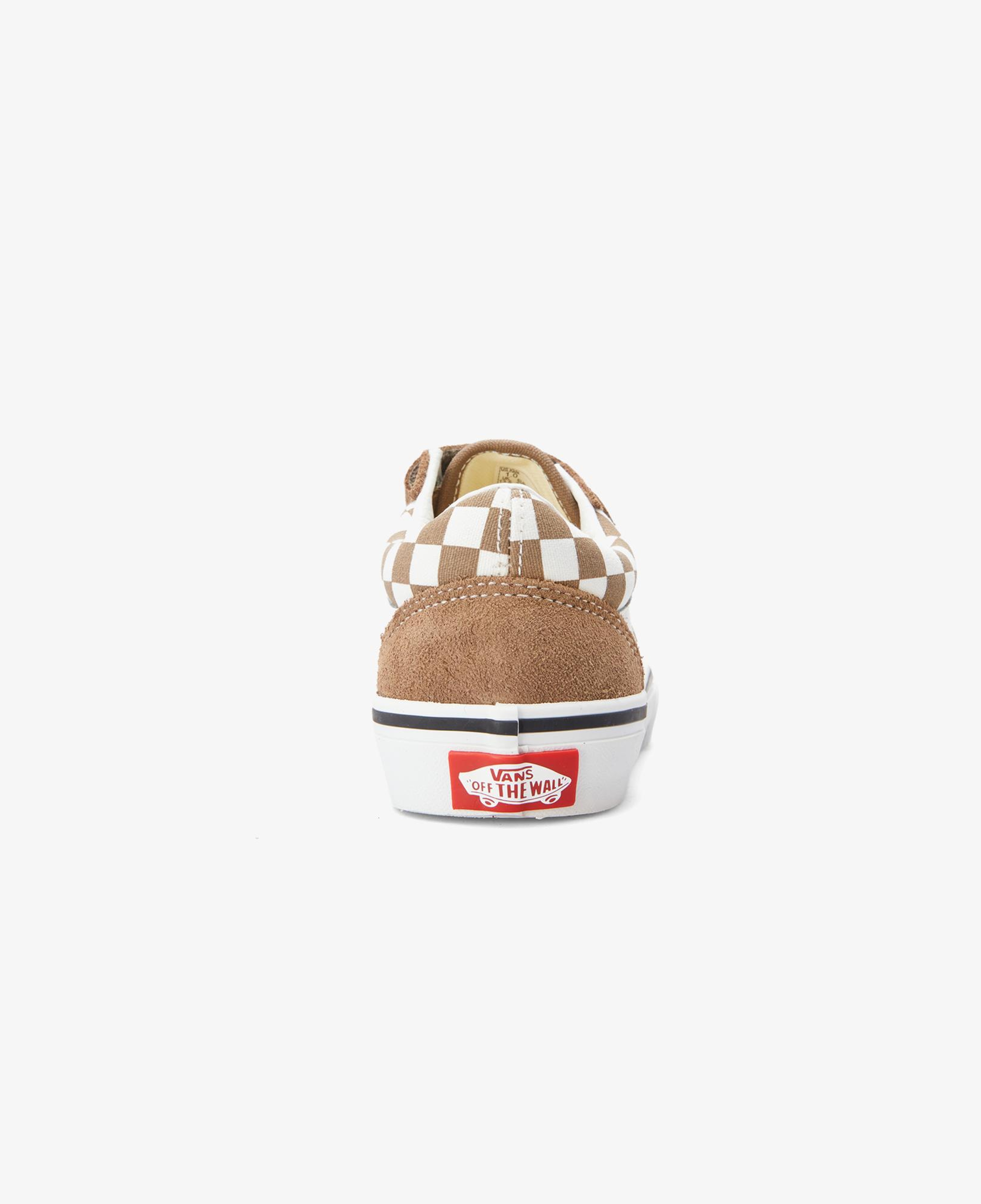 Vans Old Skool V Damalı Çocuk Kahverengi Spor Ayakkabı