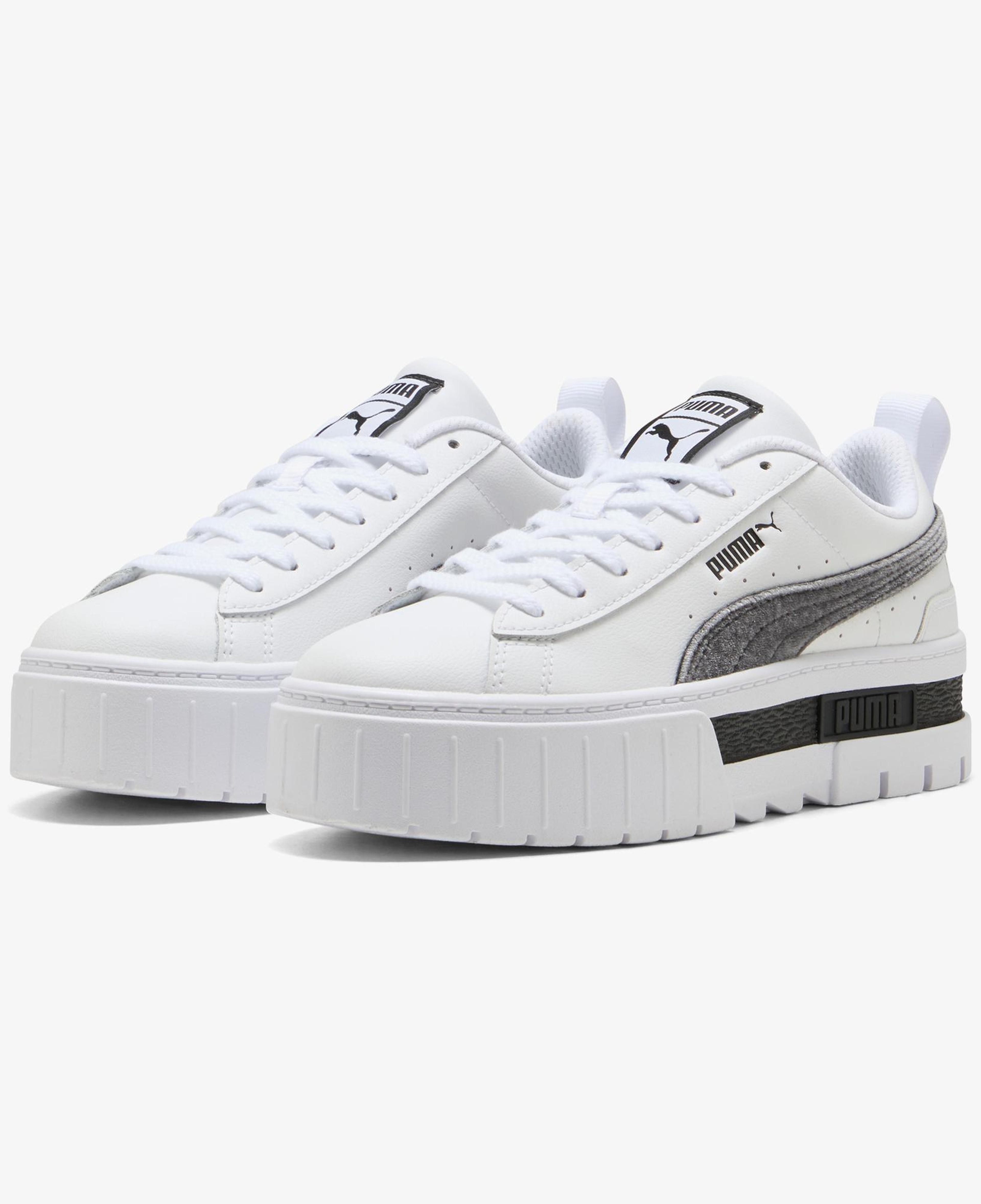 Puma Mayze Velvet Dream Kadın Beyaz Spor Ayakkabı