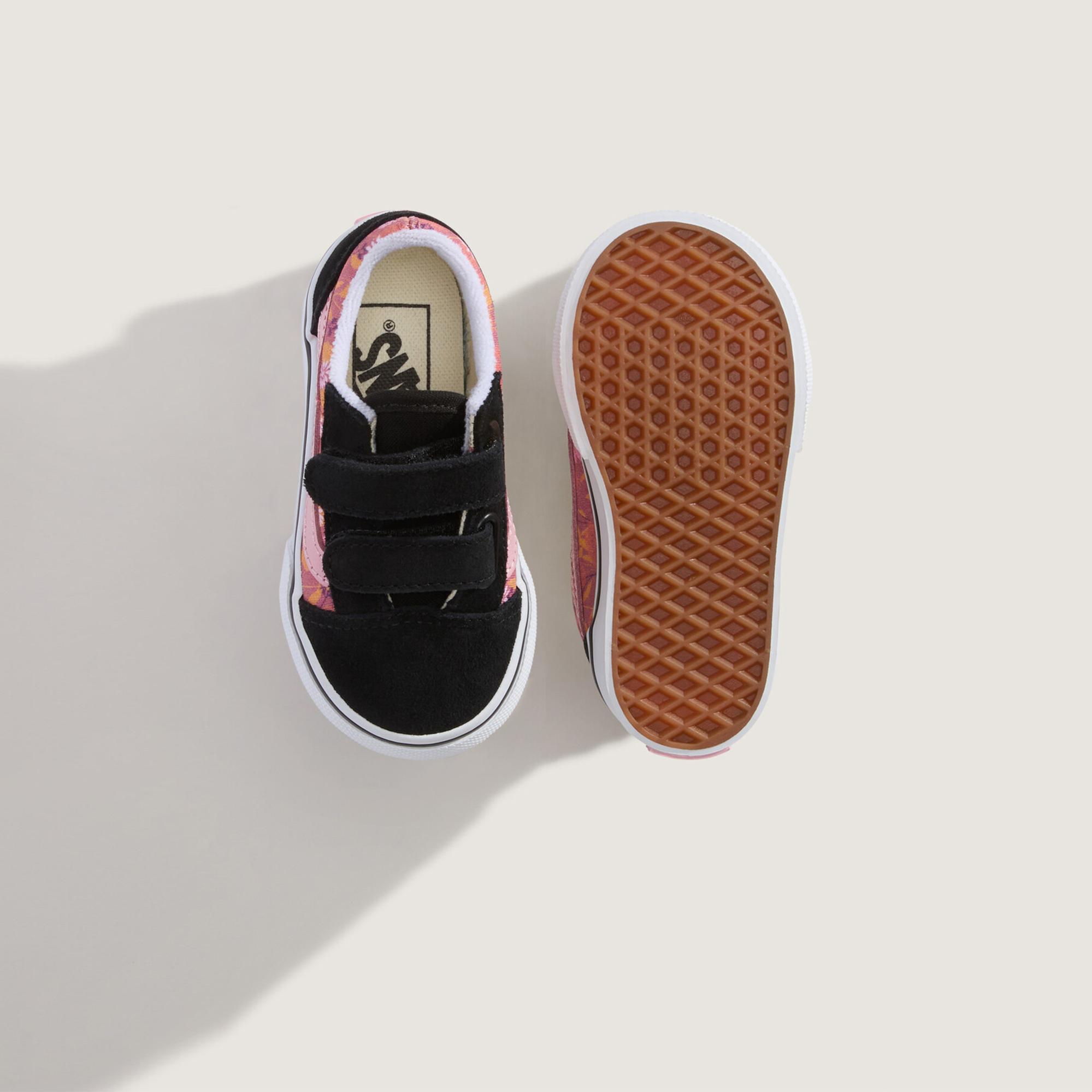 Vans Old Skool Bebek Pembe Çiçekli Spor Ayakkabı