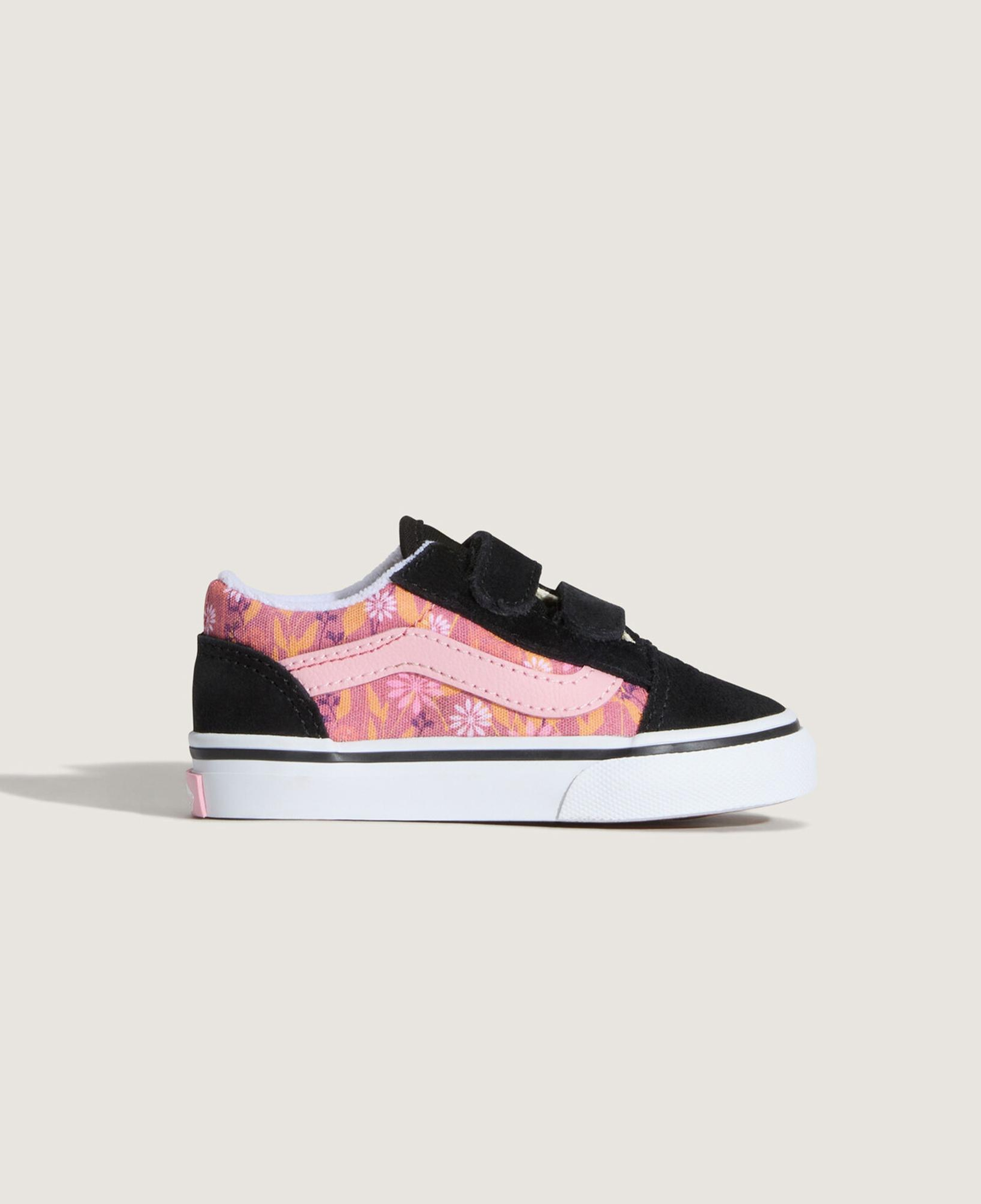 Vans Old Skool Bebek Pembe Çiçekli Spor Ayakkabı