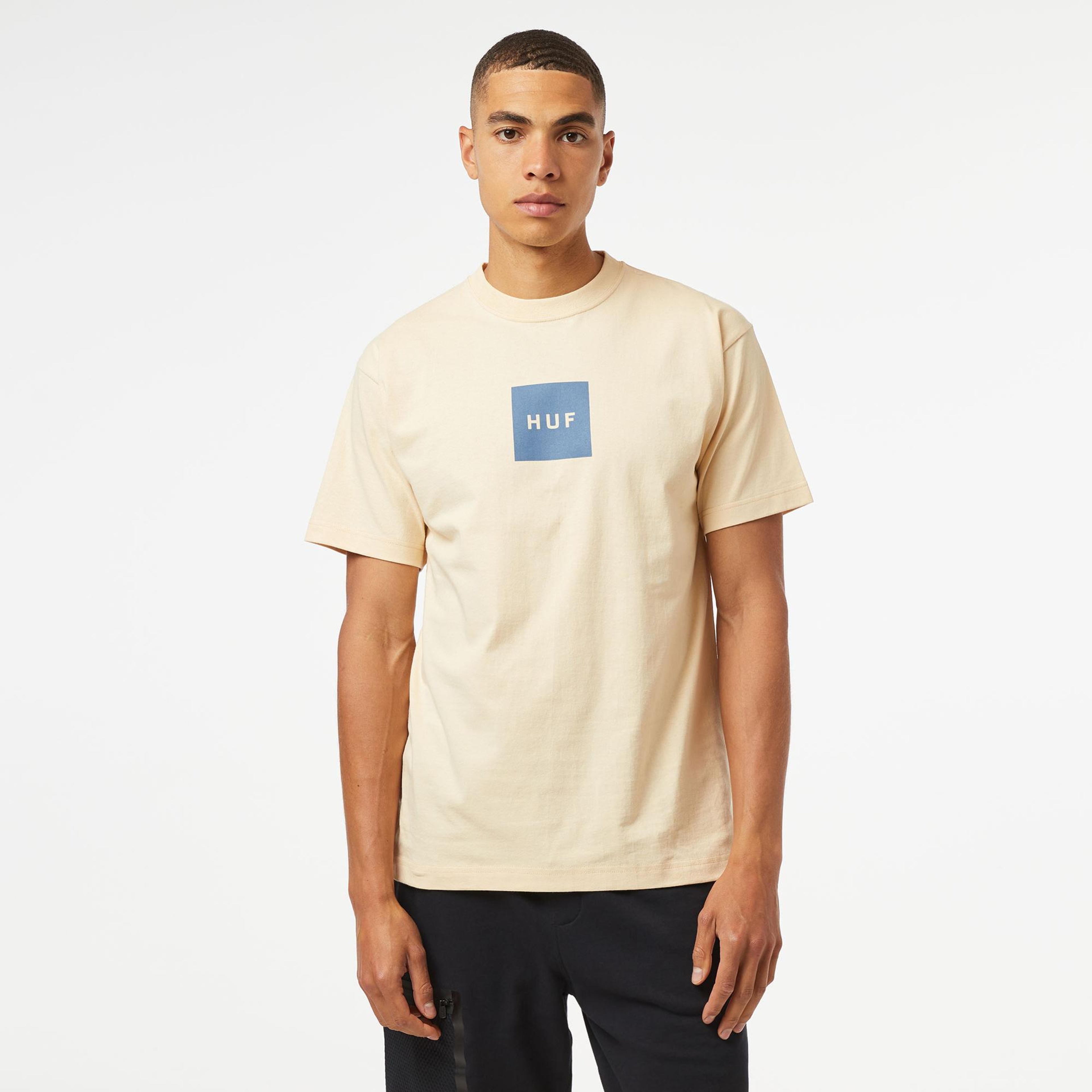 HUF Set Box S/S Erkek Krem T-Shirt