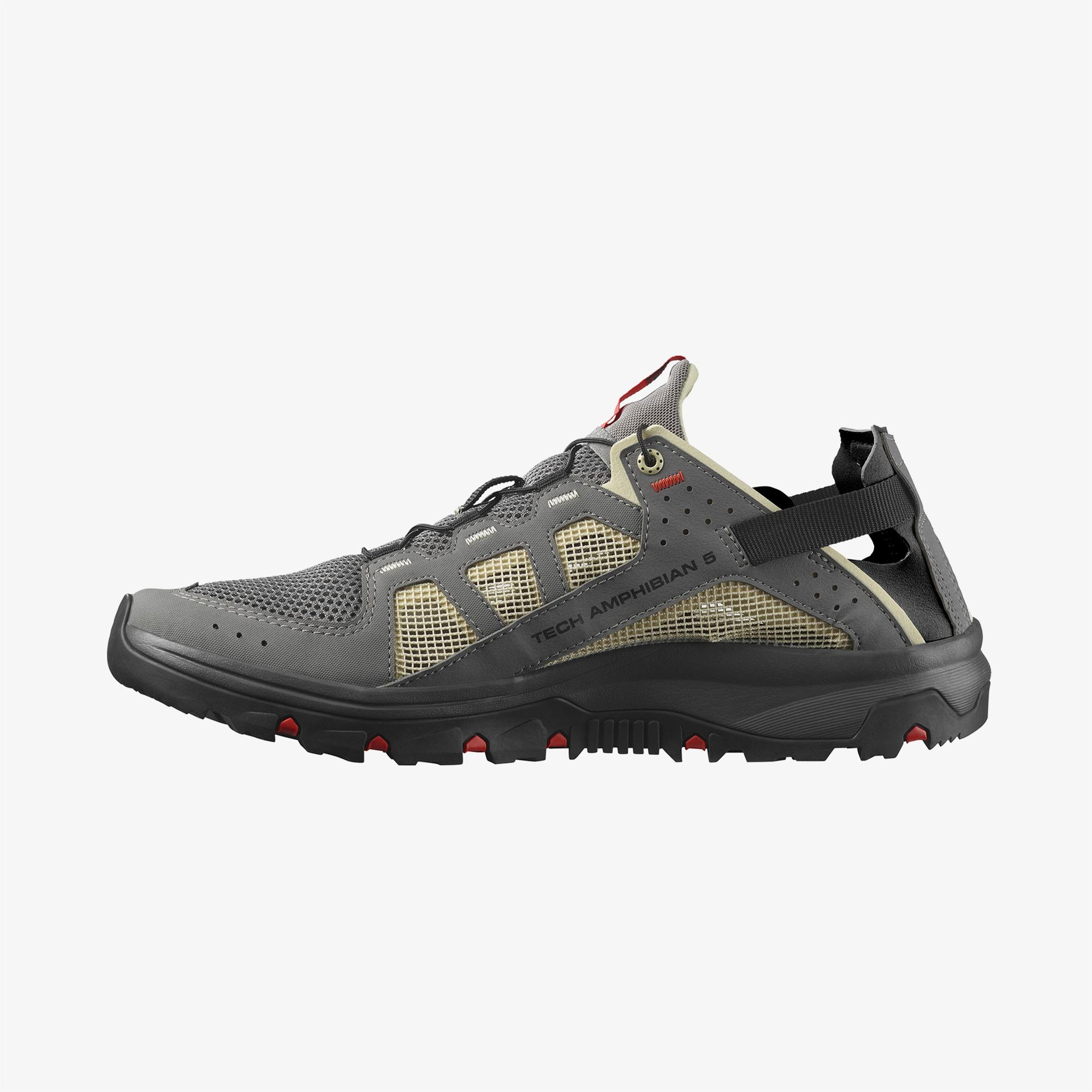 Salomon Techamphibian 5 Unisex Gri Outdoor Sandalet