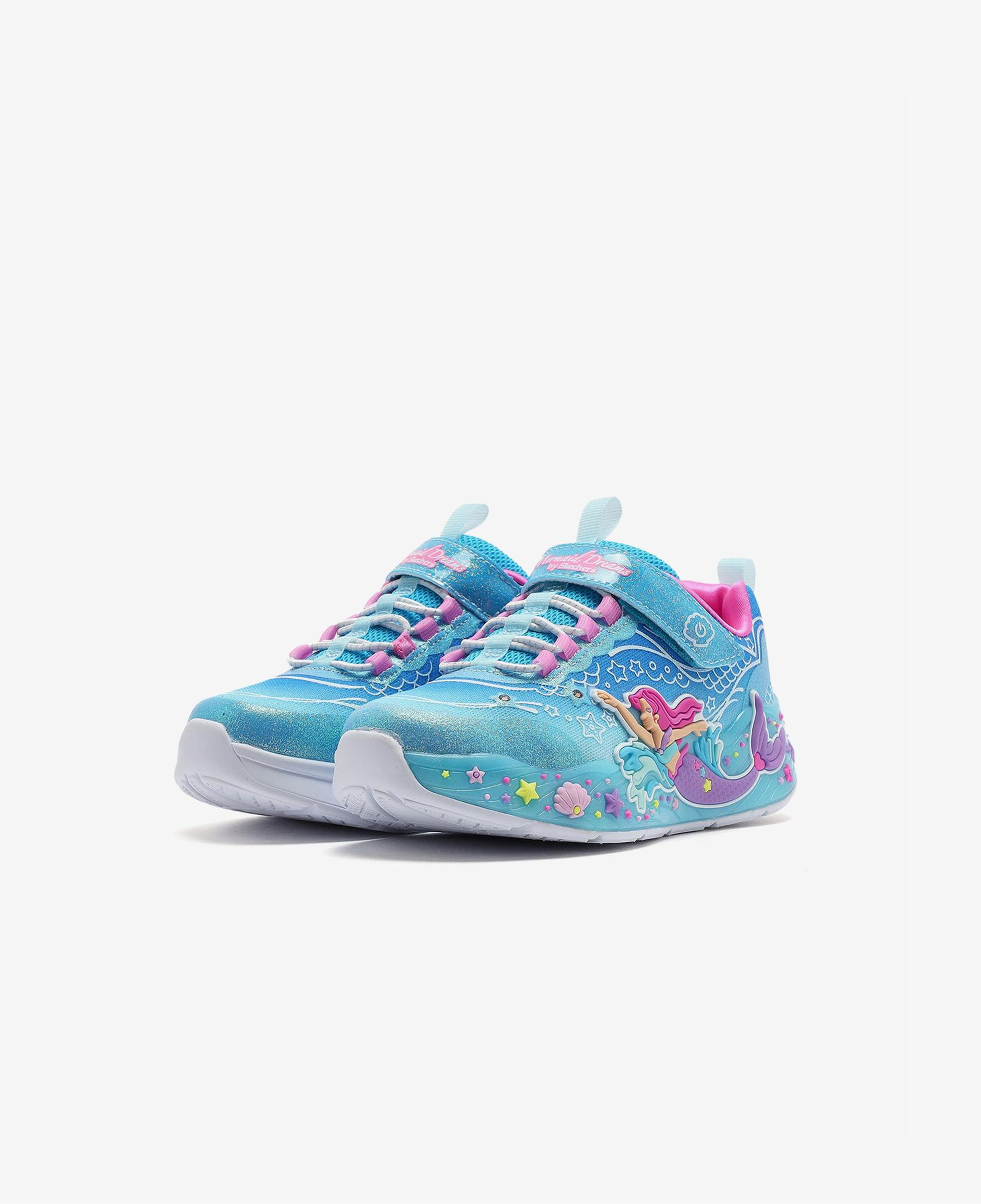 Skechers Mermaid Dreams Çocuk Mavi Işıklı Spor Ayakkabı