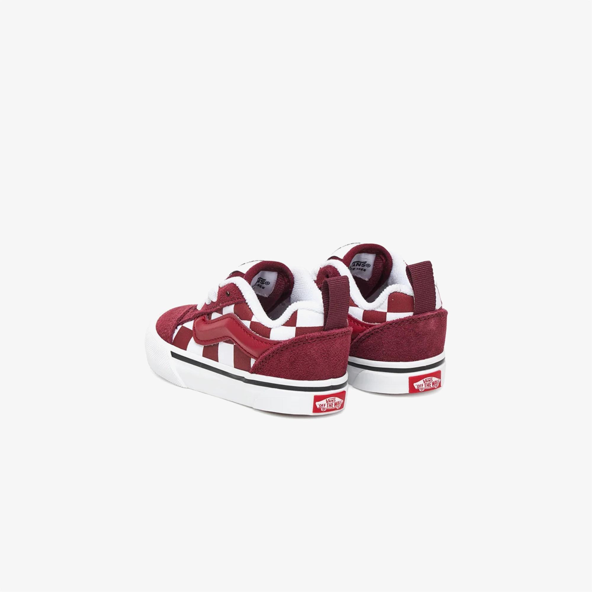 Vans Knu Skool Elastic Lace Bebek Bordo Sneaker