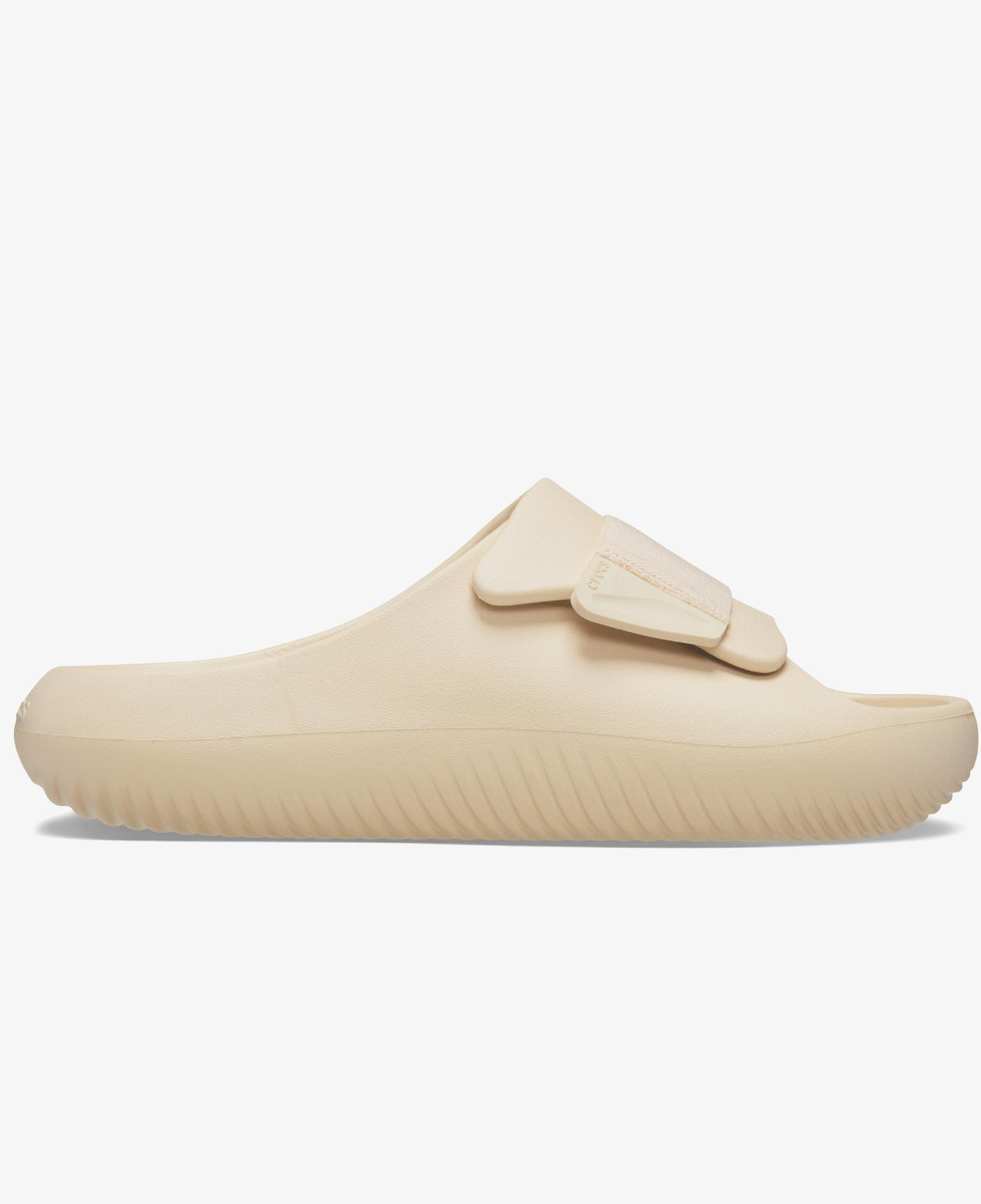 Crocs Mellow Luxe Recovery Slide Unisex Krem Terlik