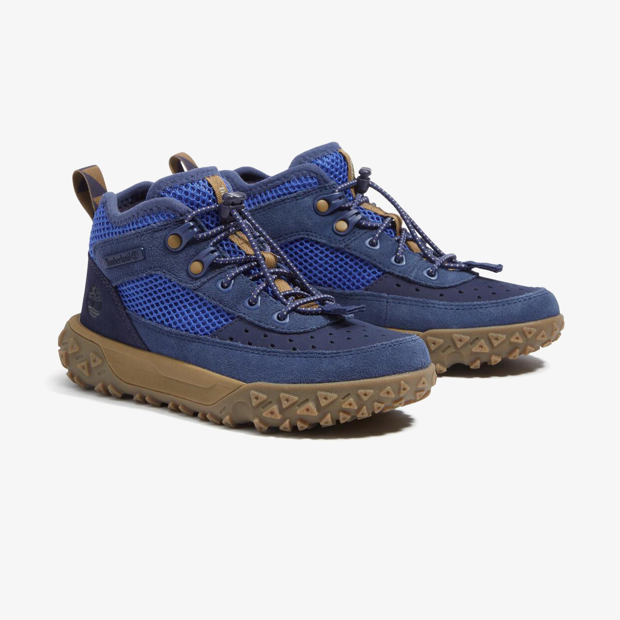 Timberland Low Lace-Up Çocuk Mavi Bot